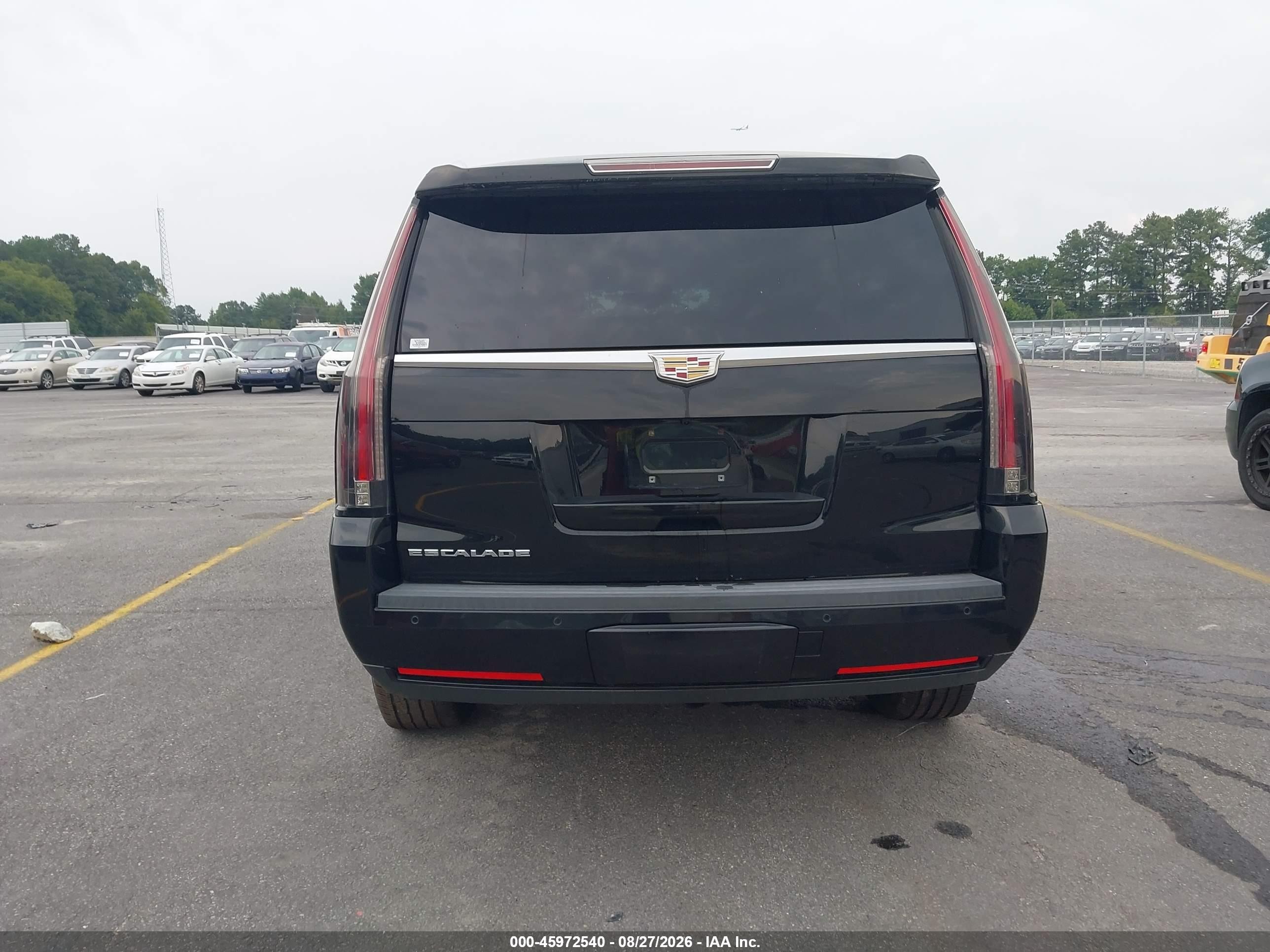 2015 Cadillac Escalade Premium Черный vin: 1GYS4NKJ6FR680615