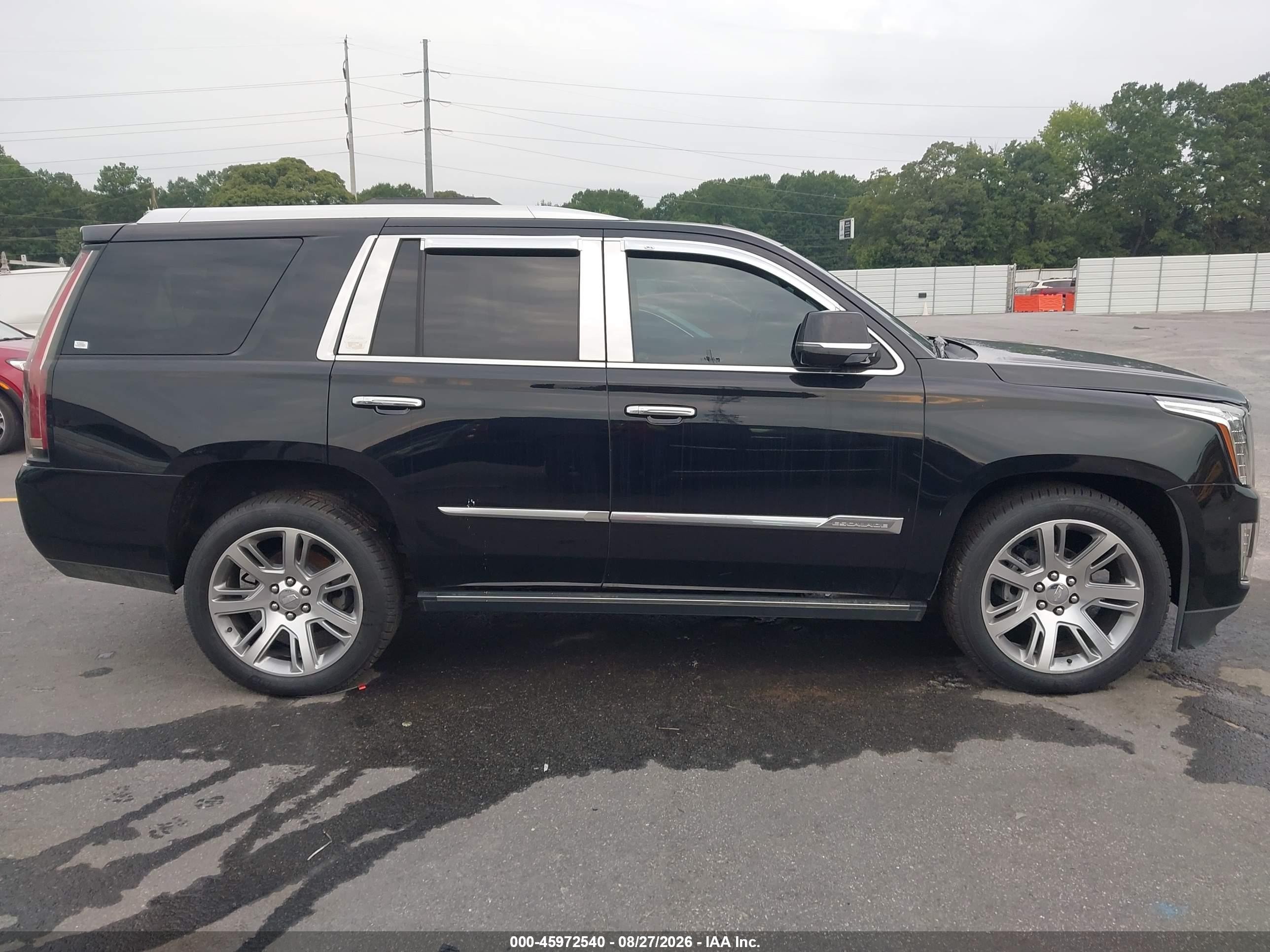 2015 Cadillac Escalade Premium Черный vin: 1GYS4NKJ6FR680615