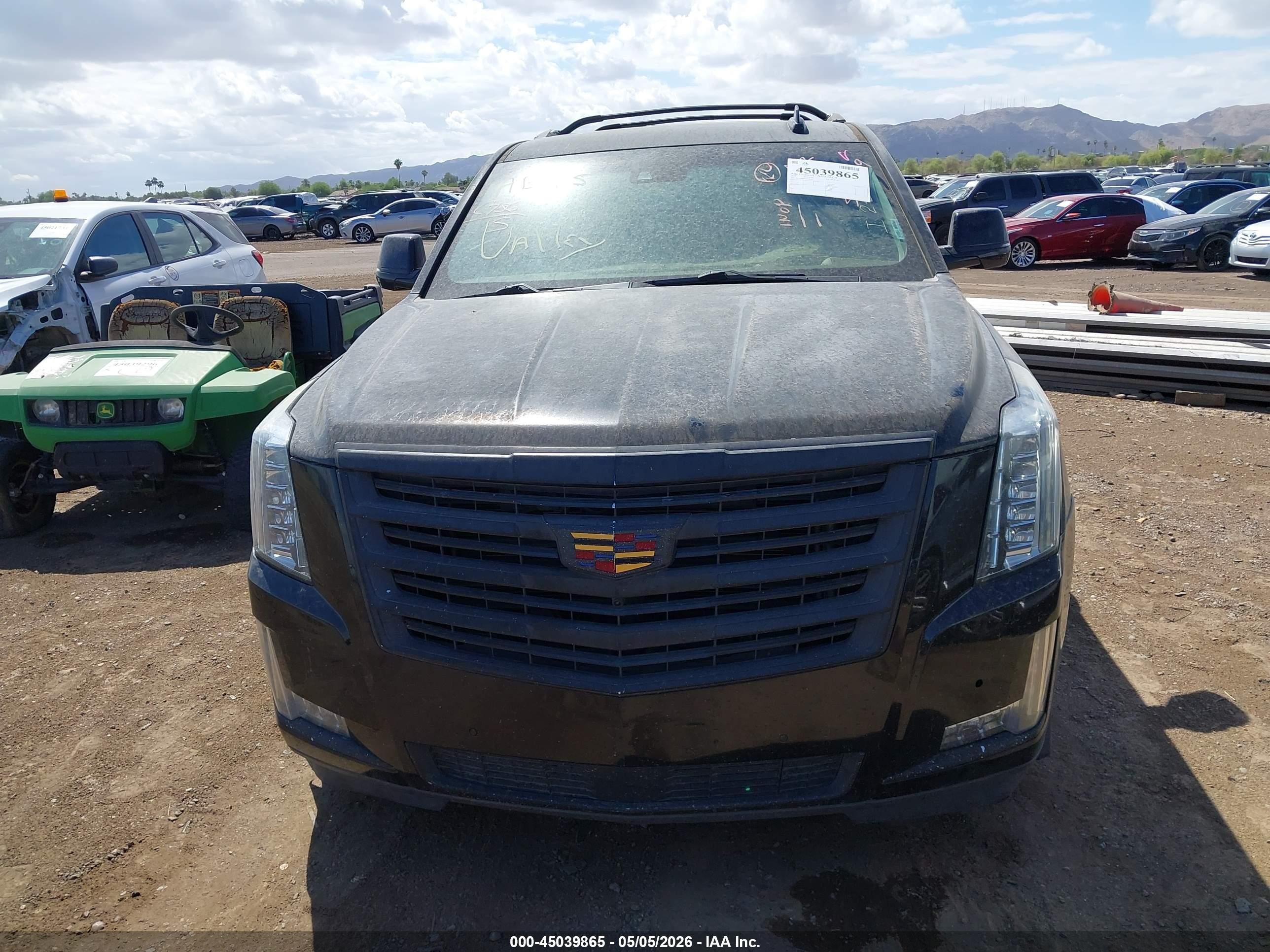 2015 Cadillac Escalade Platinum Черный vin: 1GYS4PKJ2FR558409