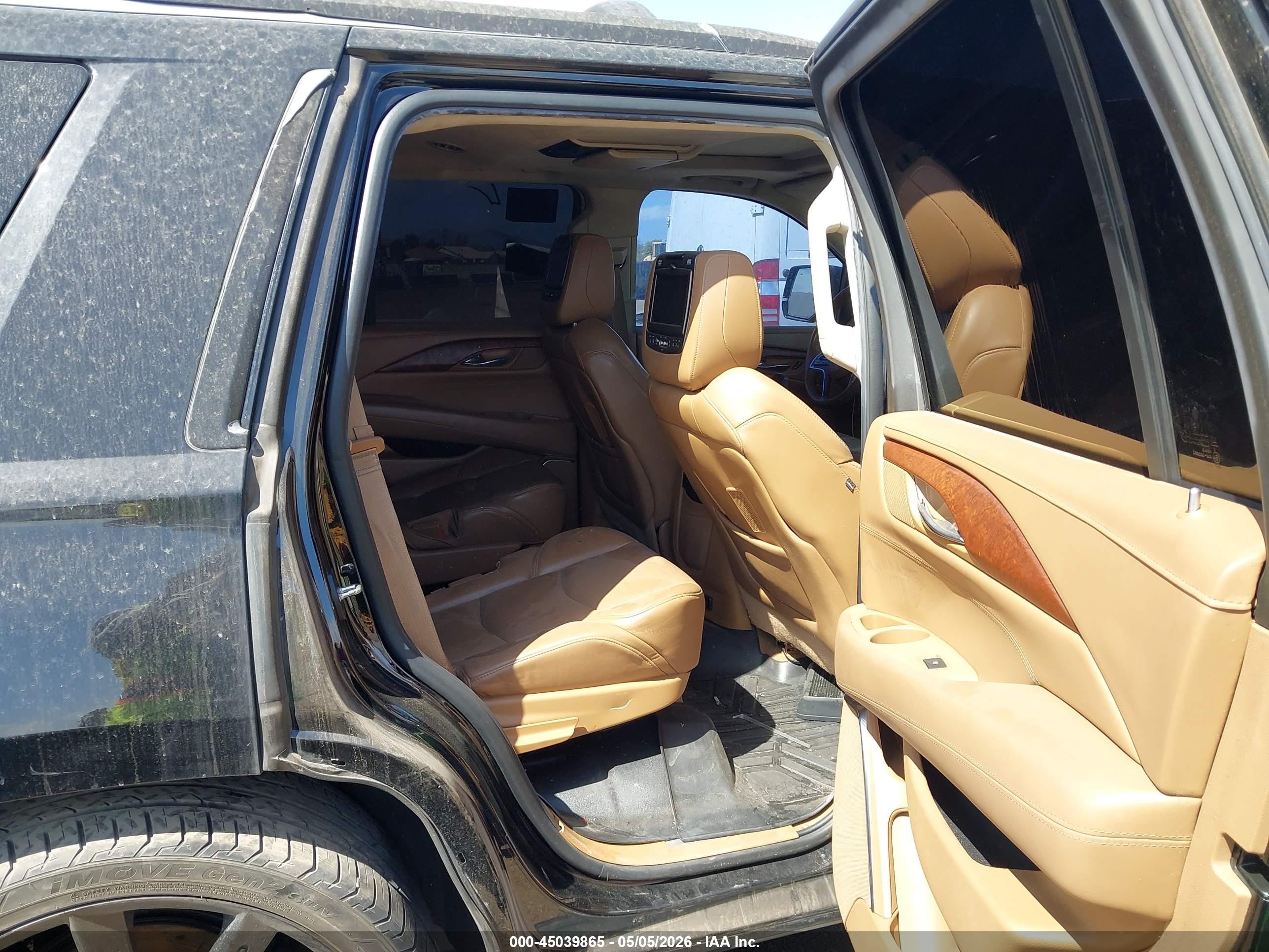 2015 Cadillac Escalade Platinum Черный vin: 1GYS4PKJ2FR558409