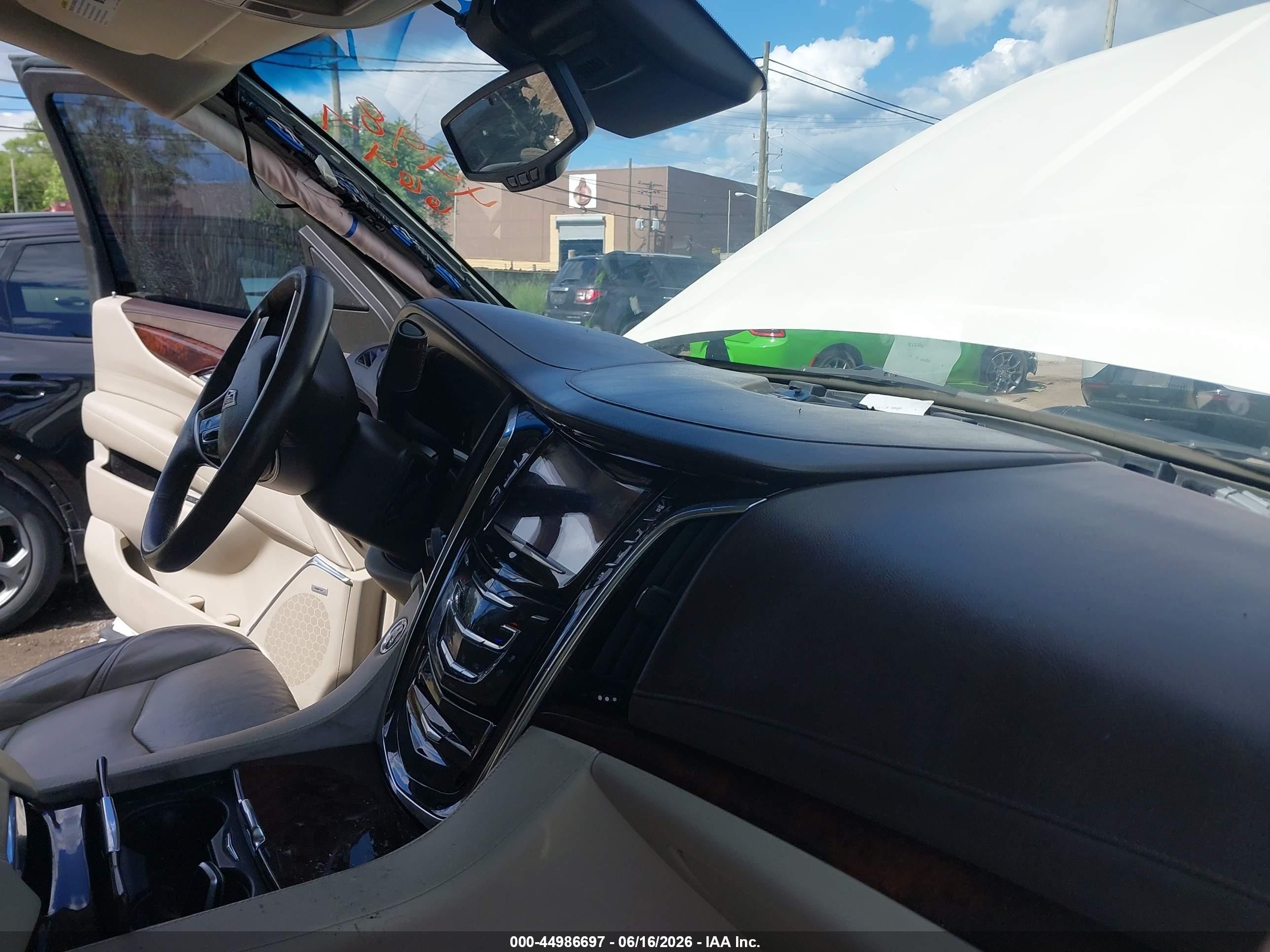 2015 Cadillac Escalade Esv Premium Белый vin: 1GYS4TKJ2FR719835
