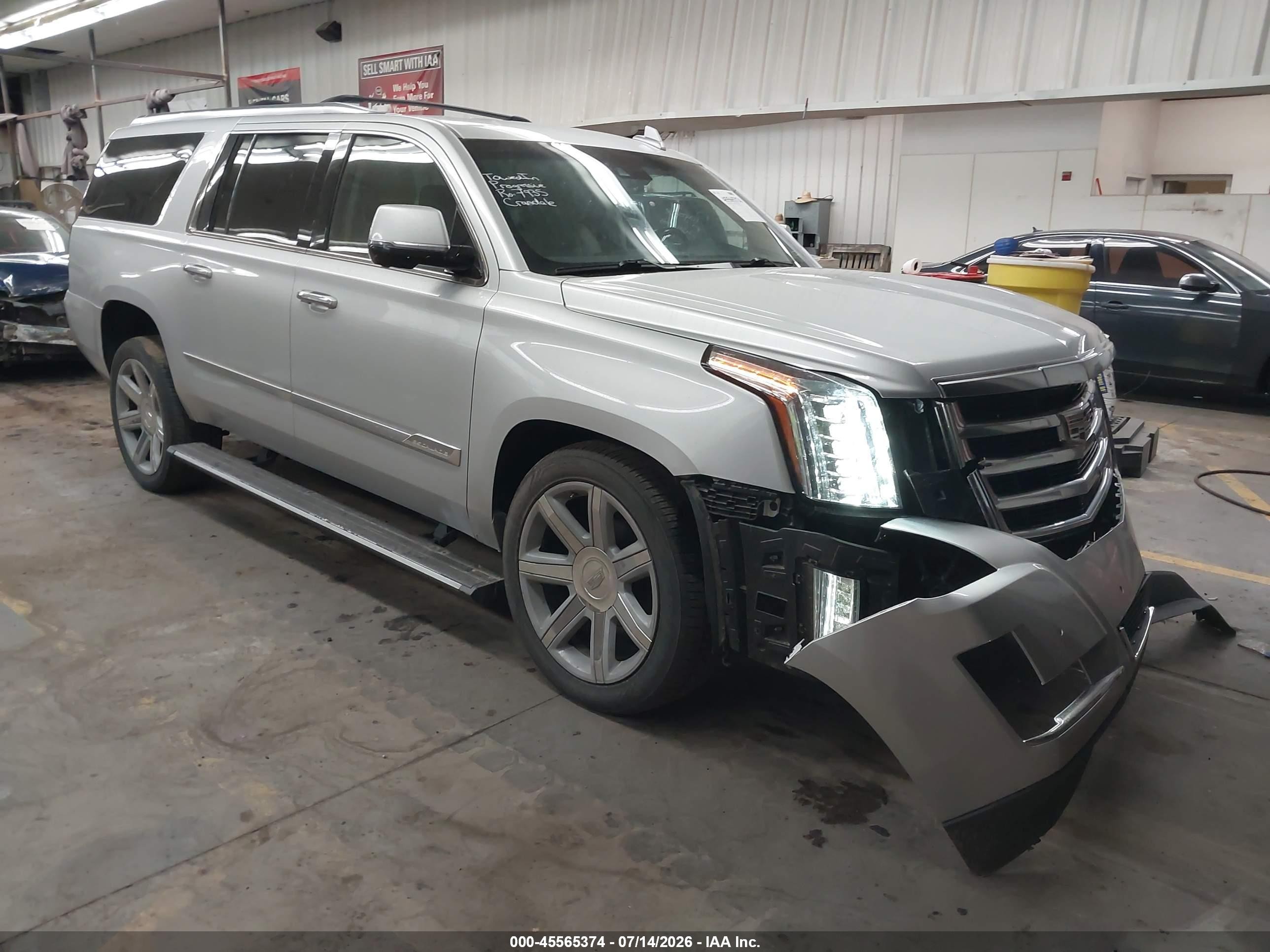 2015 Cadillac Escalade Esv Premium Silver vin: 1GYS4TKJ3FR617492