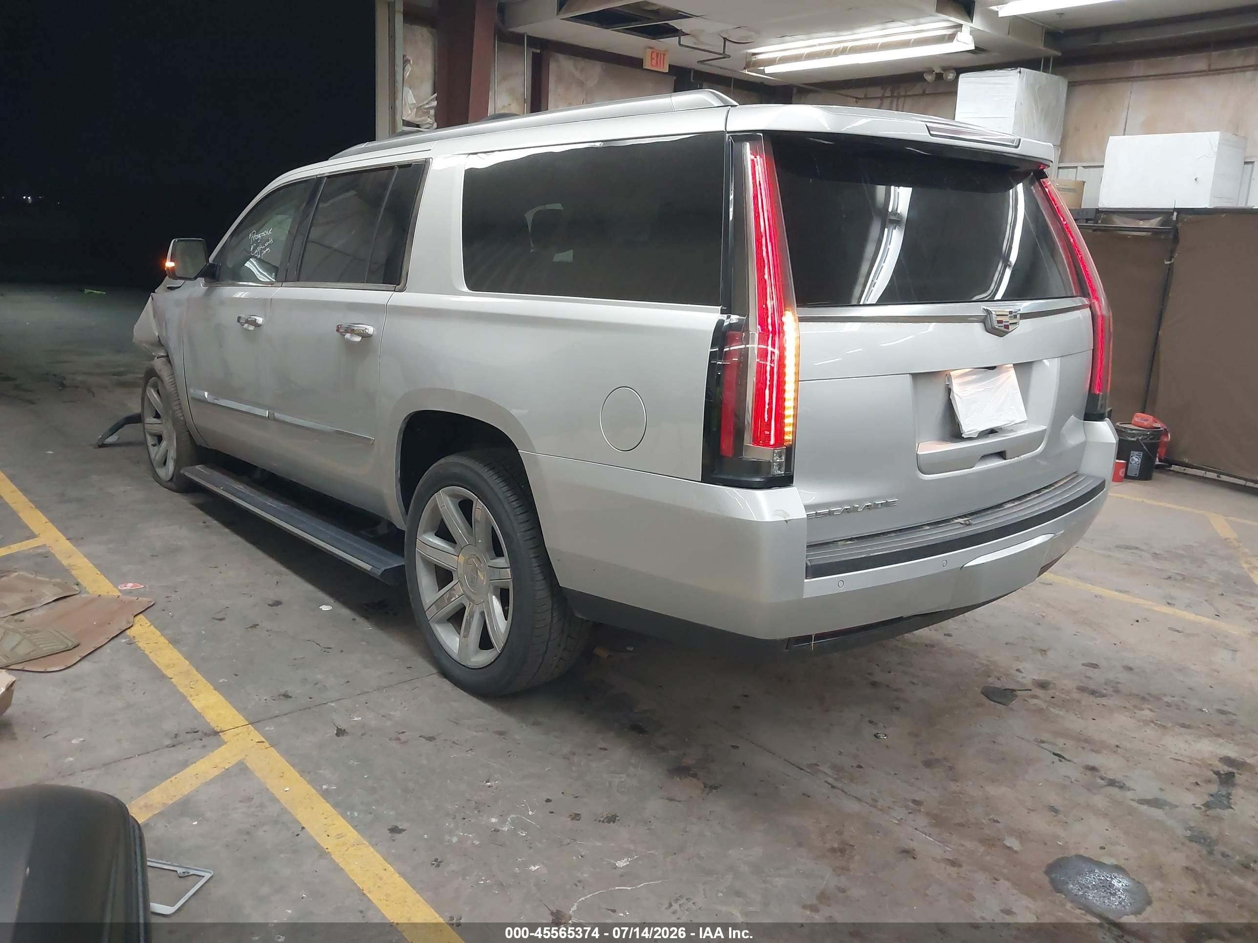 2015 Cadillac Escalade Esv Premium Silver vin: 1GYS4TKJ3FR617492