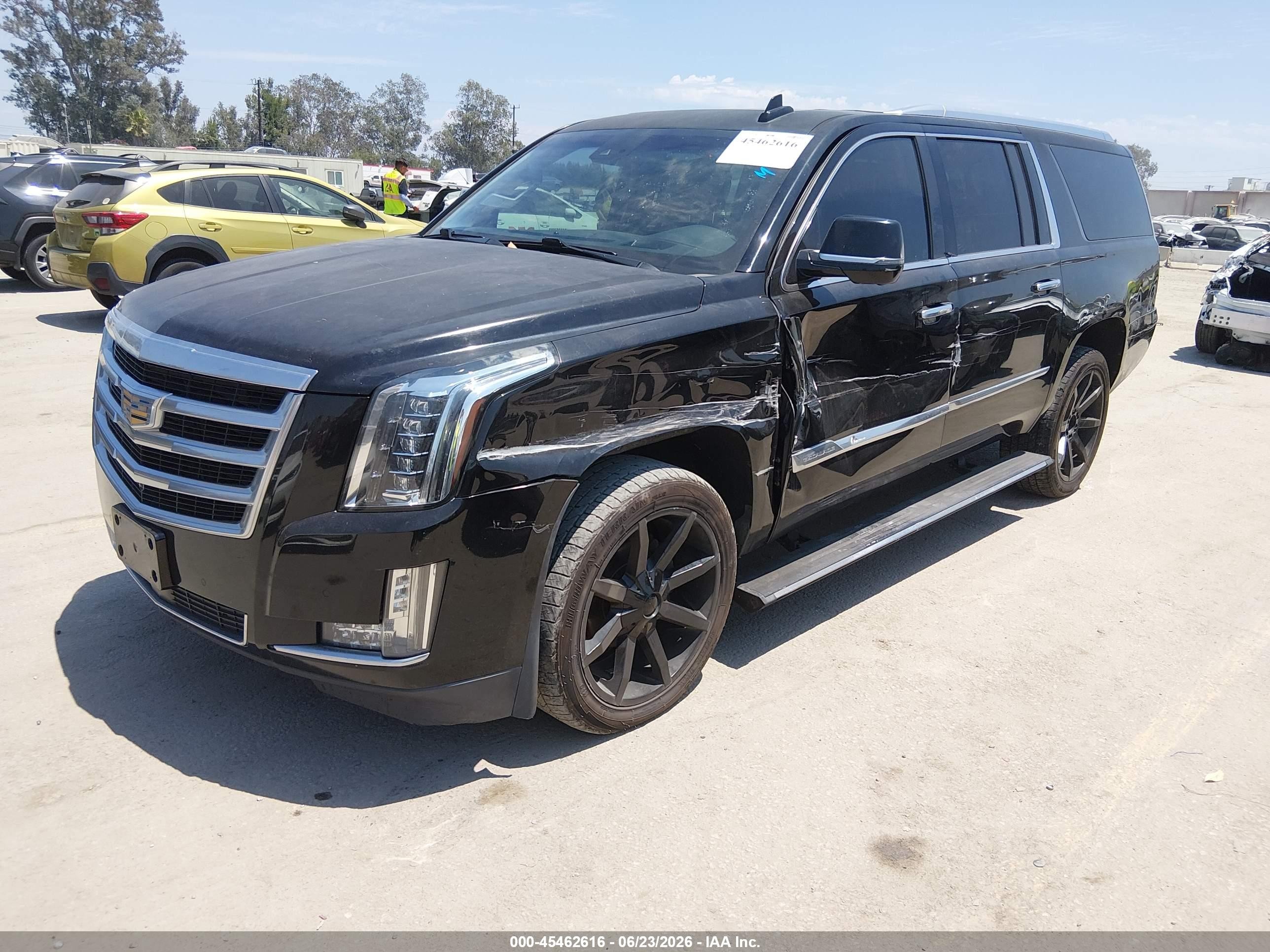 2015 Cadillac Escalade Esv Premium Black vin: 1GYS4TKJ3FR665963