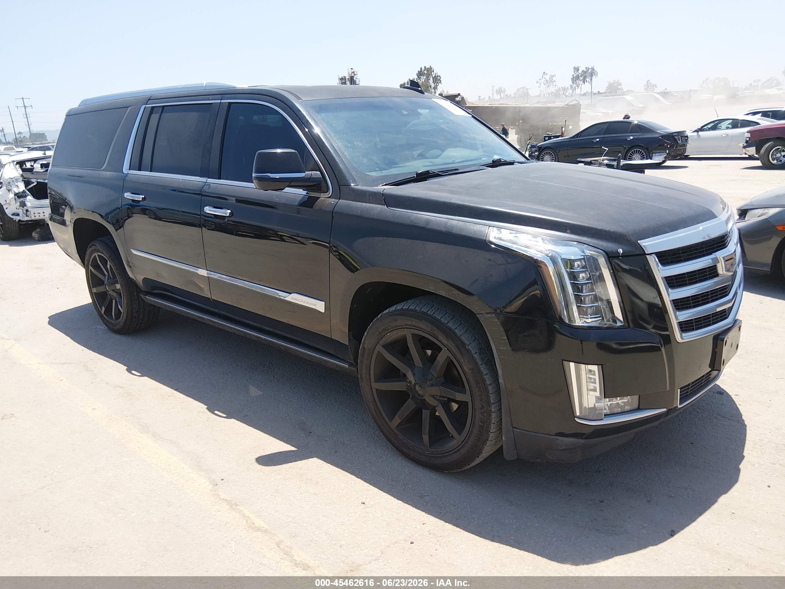 2015 Cadillac Escalade Esv Premium Black vin: 1GYS4TKJ3FR665963