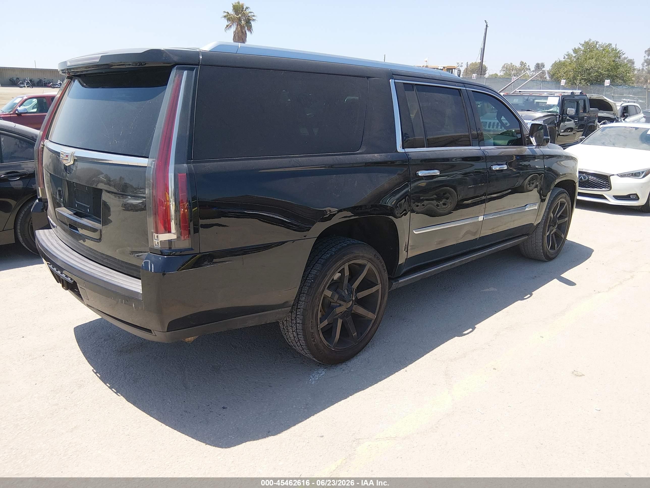 2015 Cadillac Escalade Esv Premium Black vin: 1GYS4TKJ3FR665963