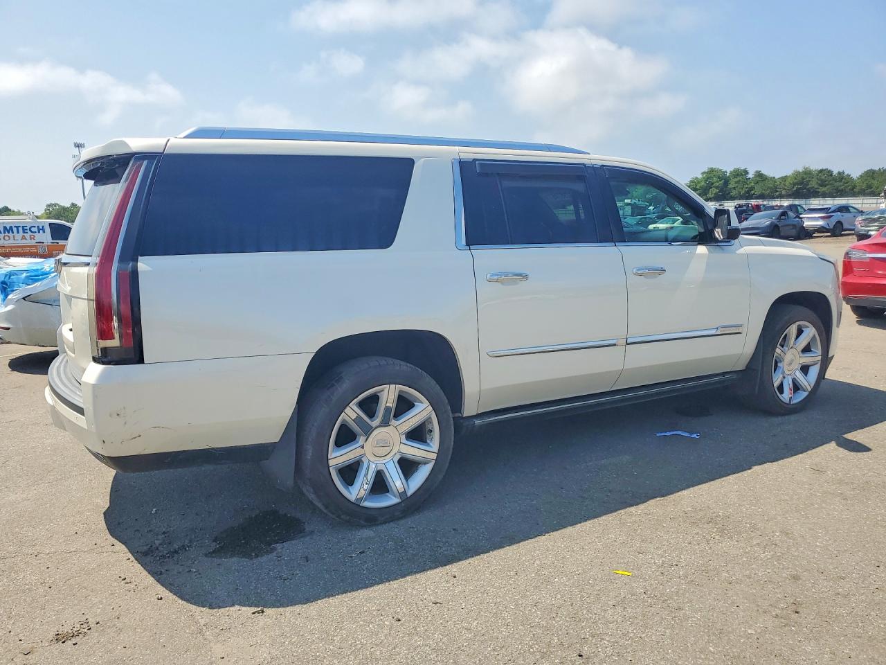 2015 Cadillac Escalade Esv Premium White vin: 1GYS4TKJ5FR705556