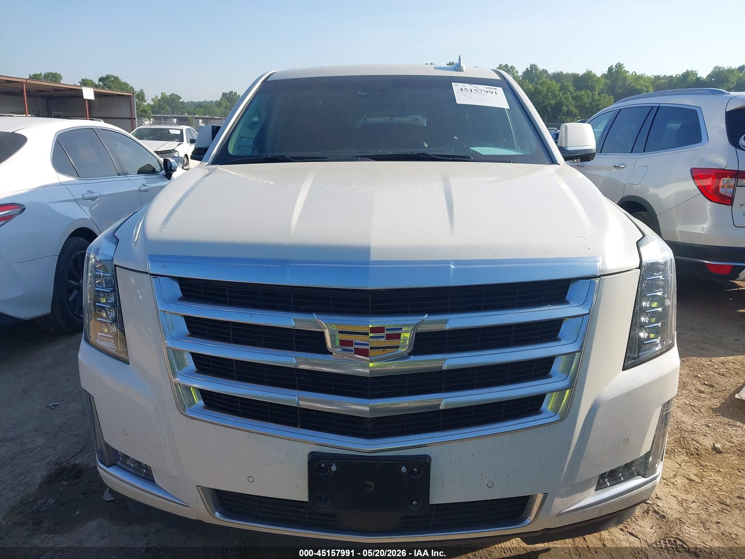 2015 Cadillac Escalade Esv Premium White vin: 1GYS4TKJ6FR732748