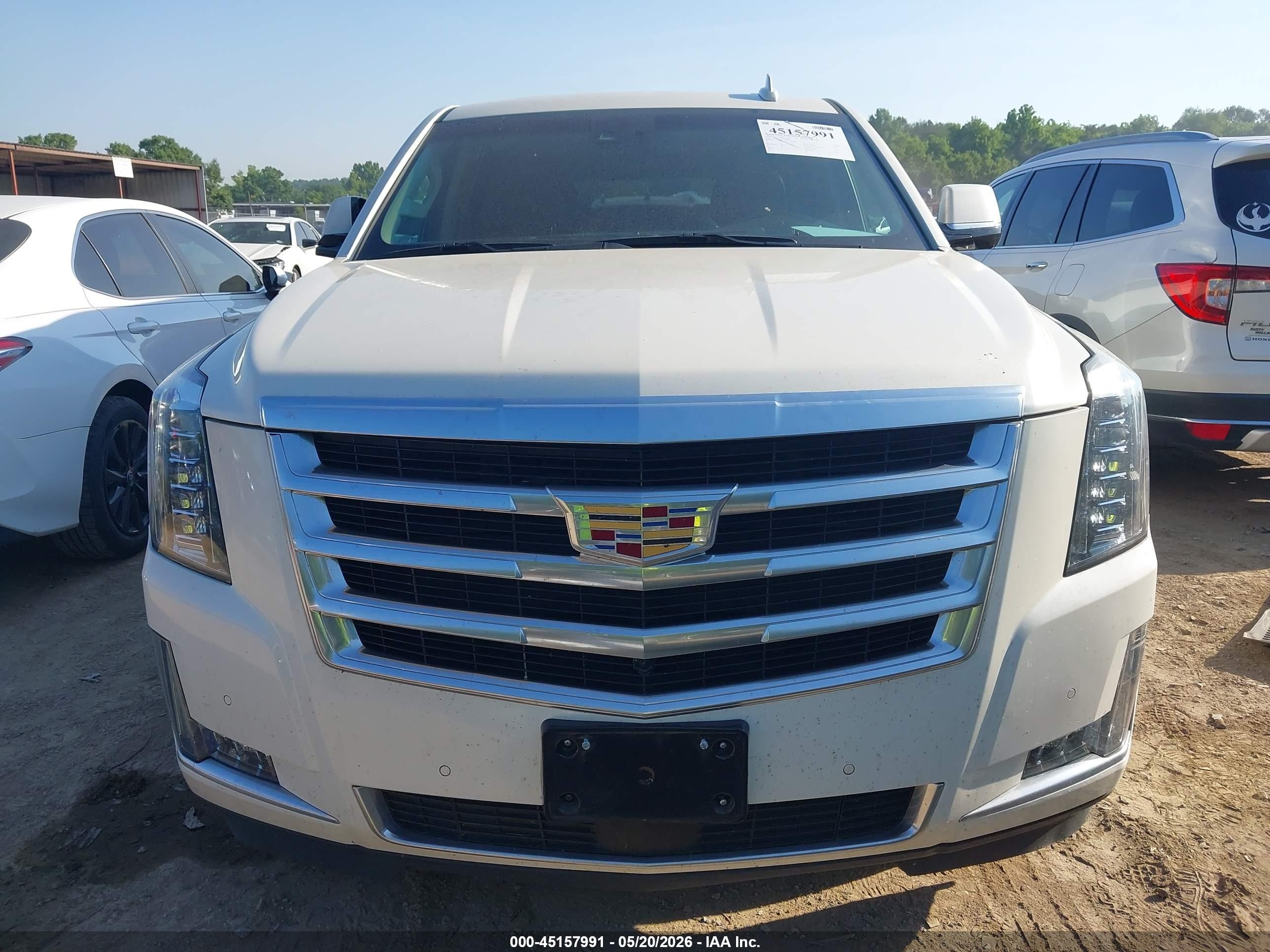 2015 Cadillac Escalade Esv Premium White vin: 1GYS4TKJ6FR732748