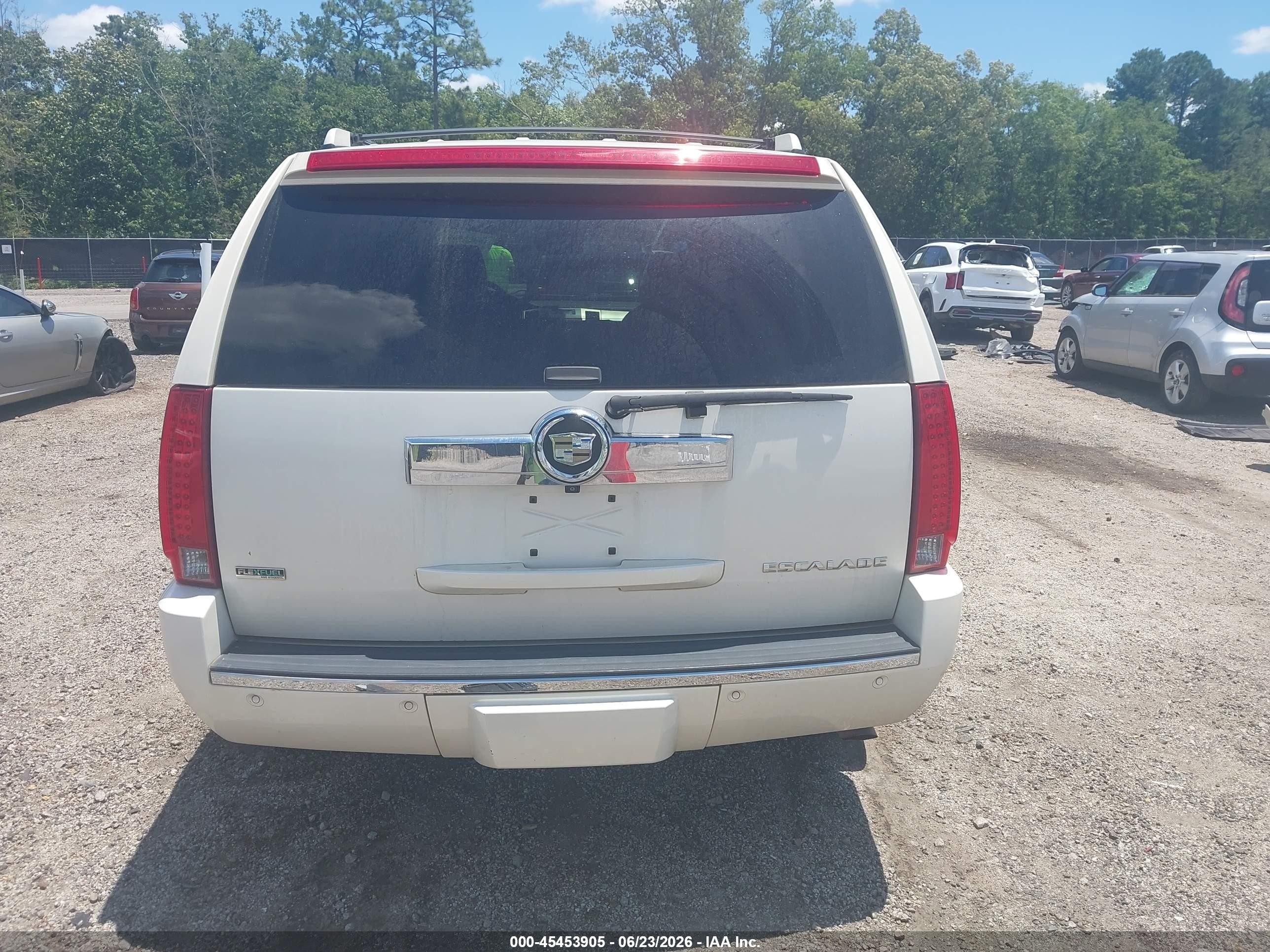 2010 Cadillac Escalade Luxury White vin: 1GYUCBEF9AR250166