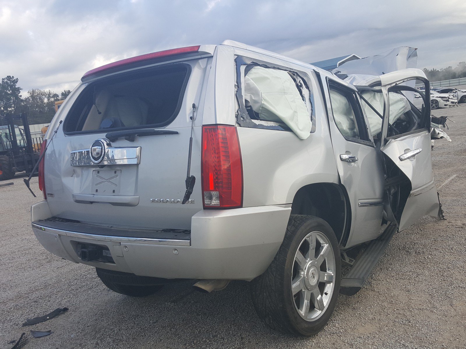 2010 Cadillac Escalade Premium Silver vin: 1GYUCCEF2AR107436
