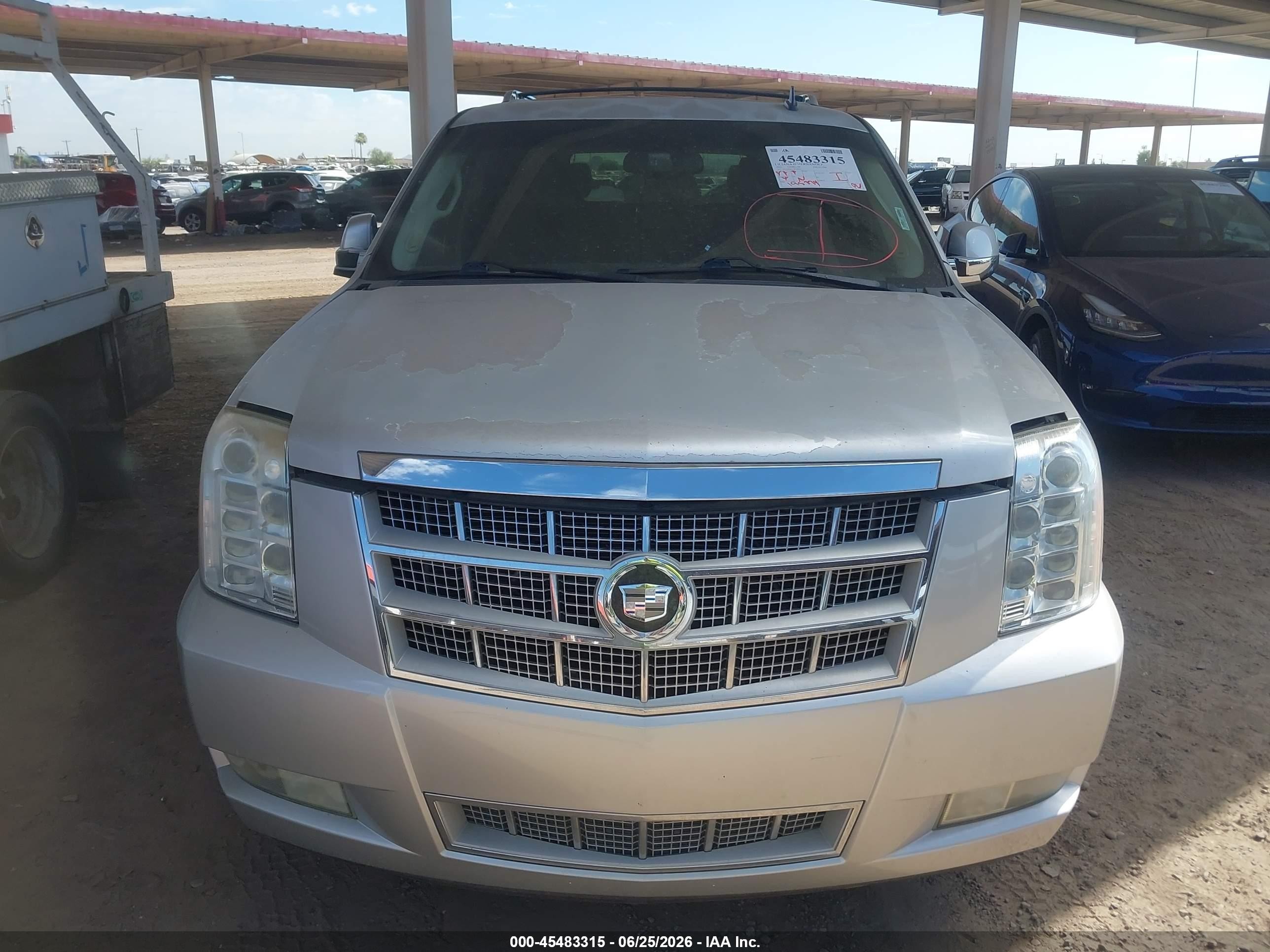 2010 Cadillac Escalade Hybrid Platinum Серый vin: 1GYUCFEJ9AR160978