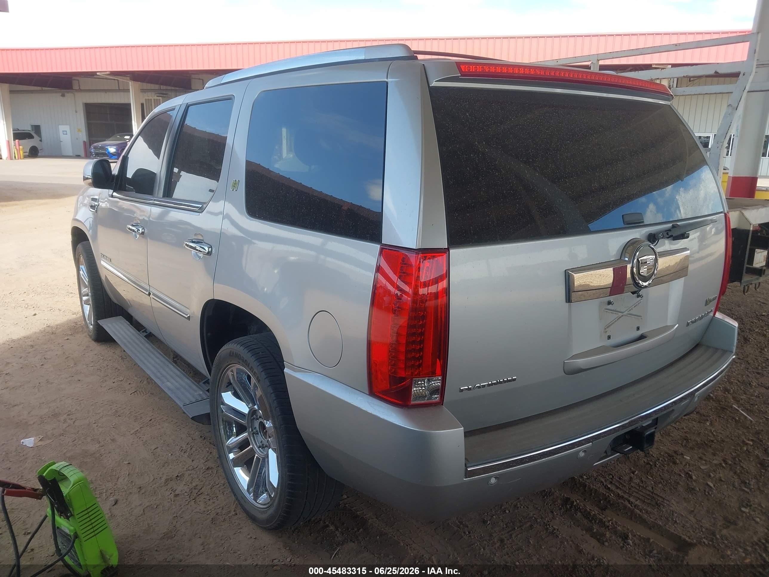 2010 Cadillac Escalade Hybrid Platinum Серый vin: 1GYUCFEJ9AR160978