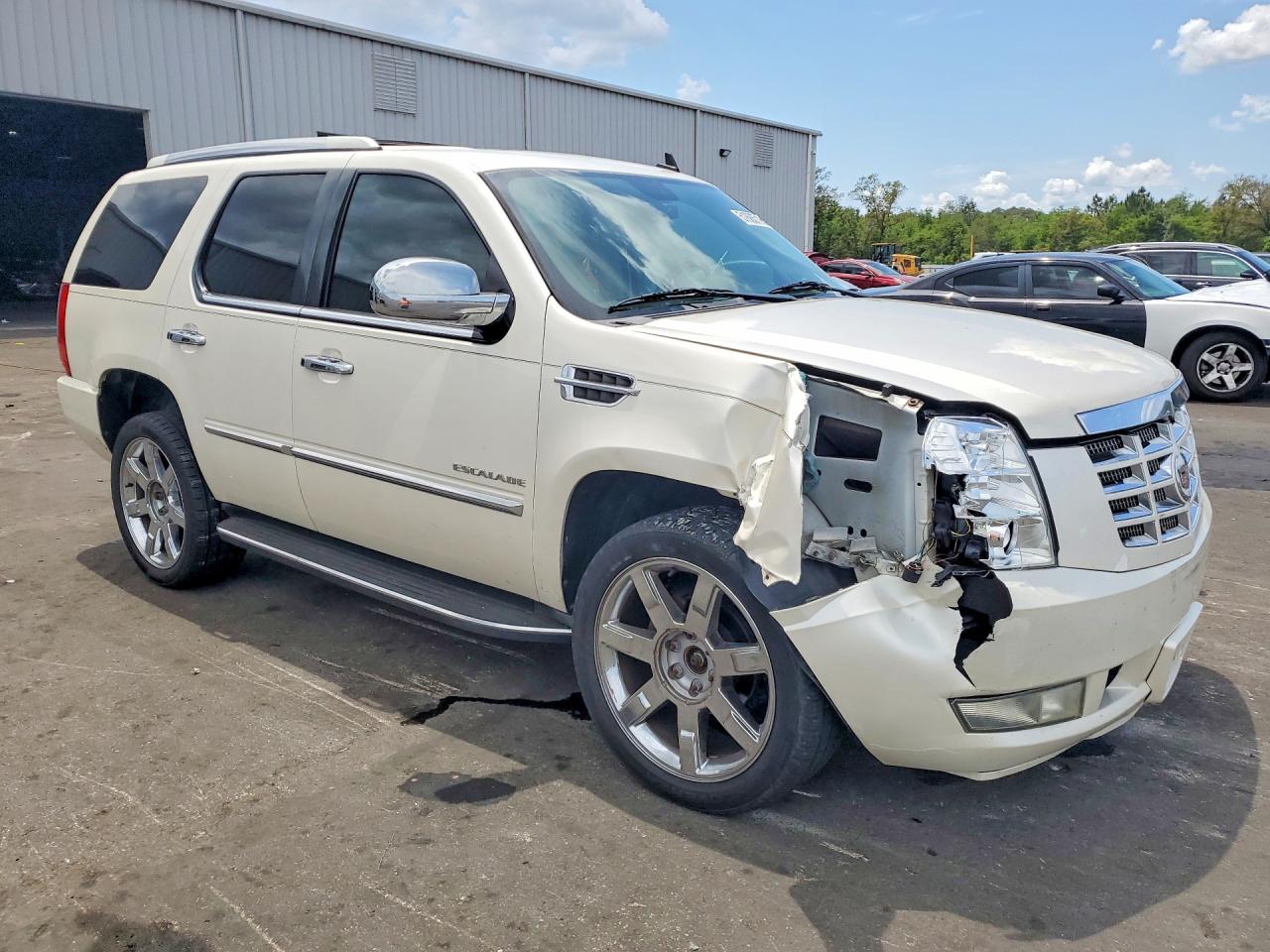 2010 Cadillac Escalade Luxury White vin: 1GYUKBEF5AR279182