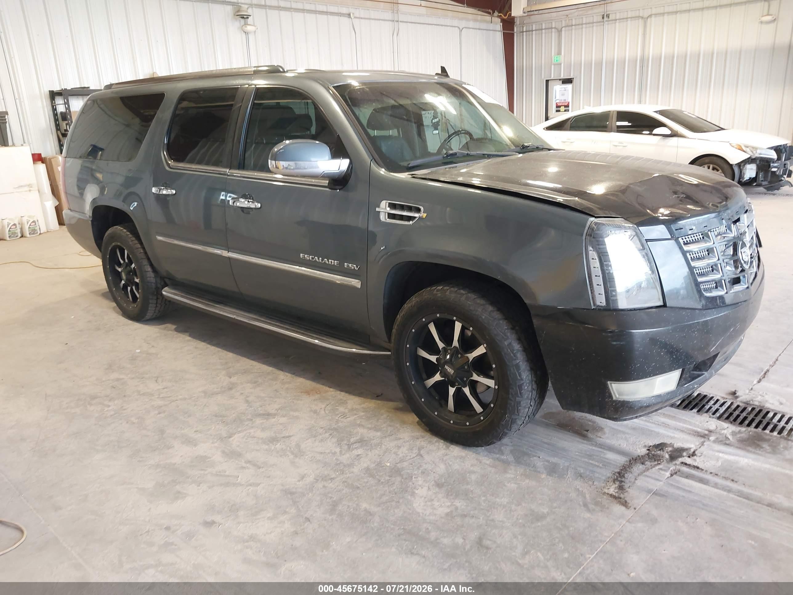 2010 Cadillac Escalade Esv Luxury Gray vin: 1GYUKHEFXAR243796
