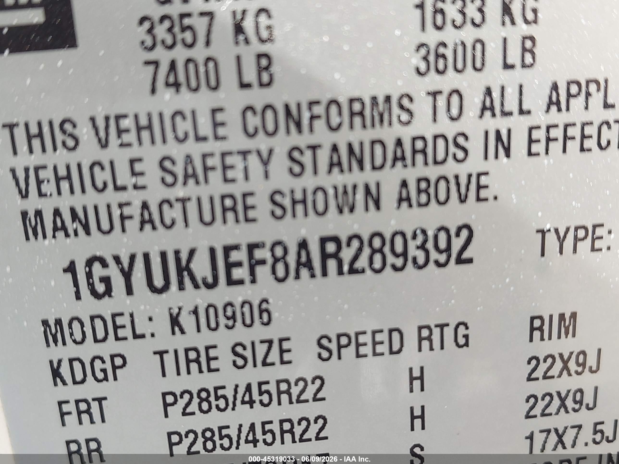 2010 Cadillac Escalade Esv Premium White vin: 1GYUKJEF8AR289392