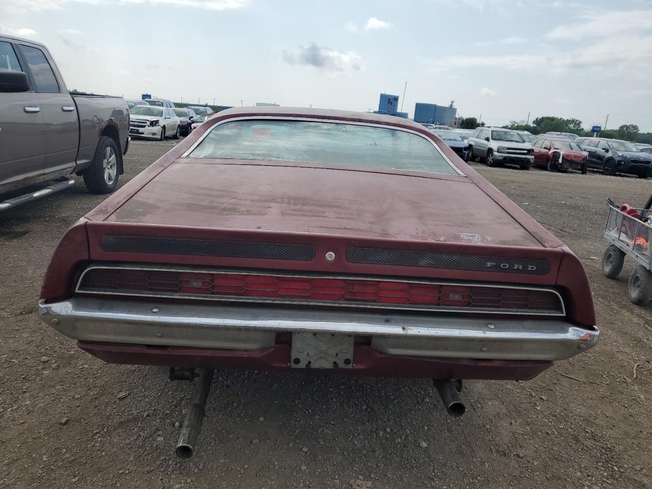 1971 Ford Torino Burgundy vin: 1H35H124128