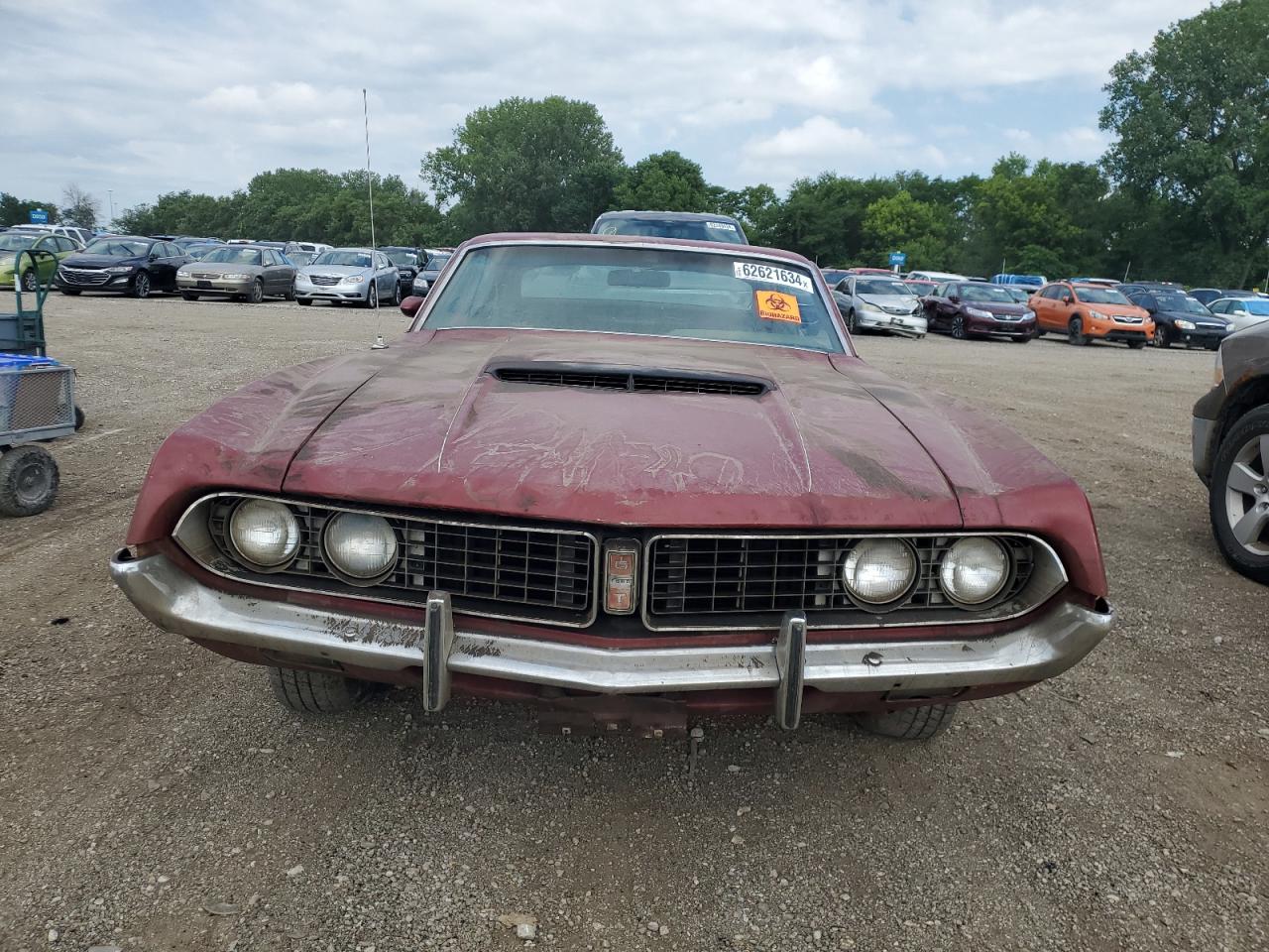 1971 Ford Torino Burgundy vin: 1H35H124128