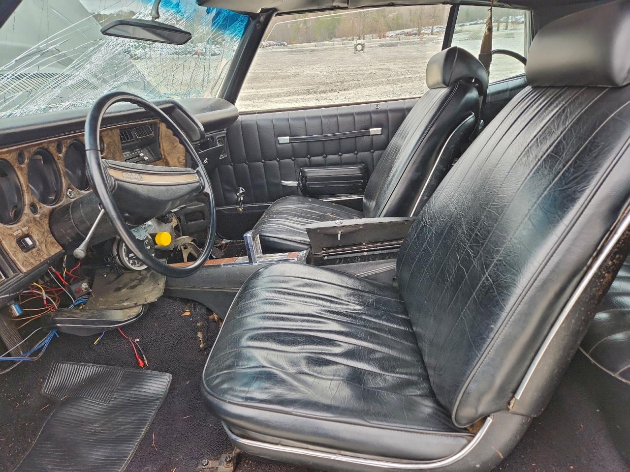 1972 Chevrolet Montecarlo Blue vin: 1H57J2K633348