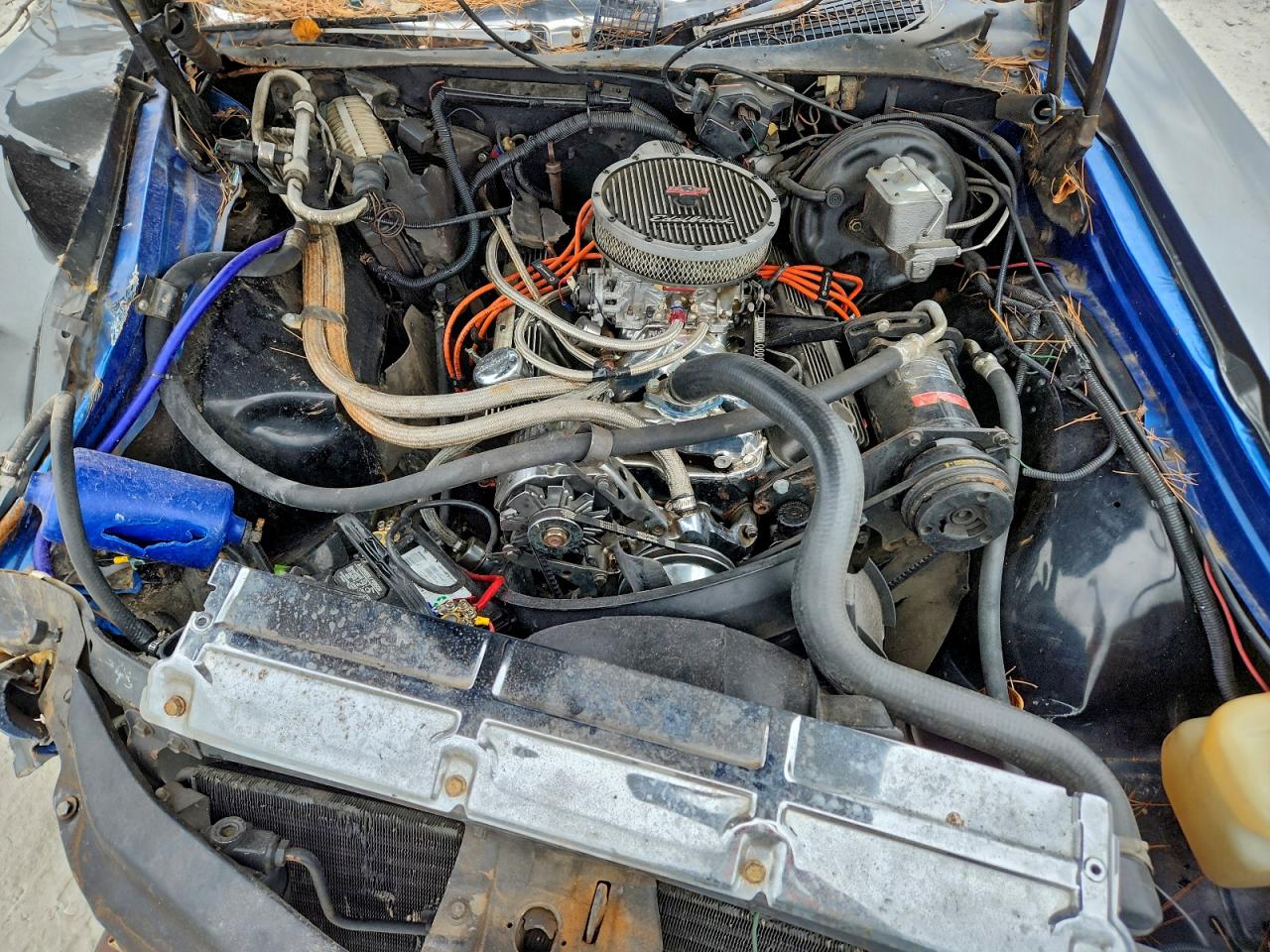 1972 Chevrolet Montecarlo Blue vin: 1H57J2K633348