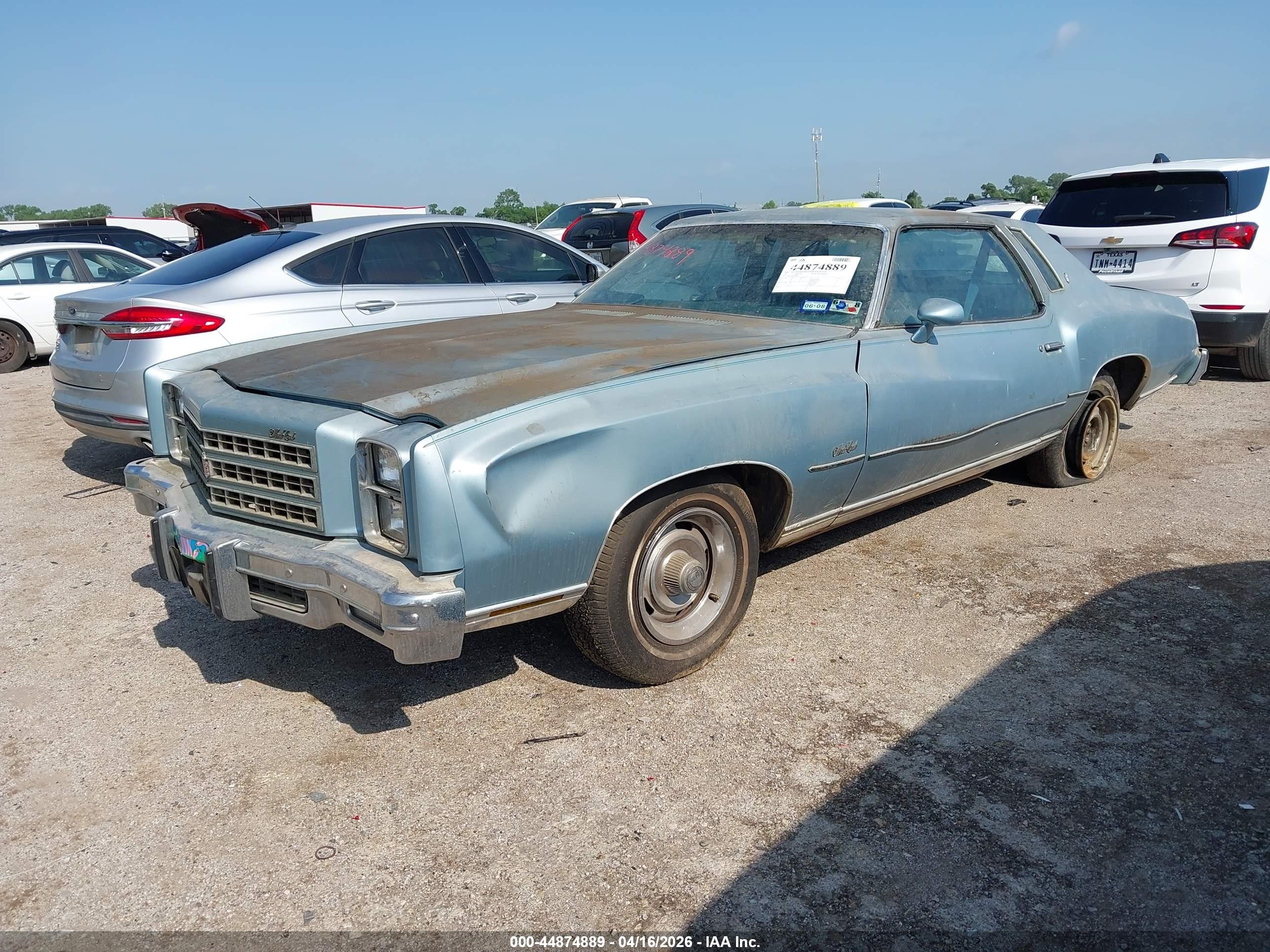 1976 Chevy Monte Carlo   Синий vin: 1H57V6R501808    