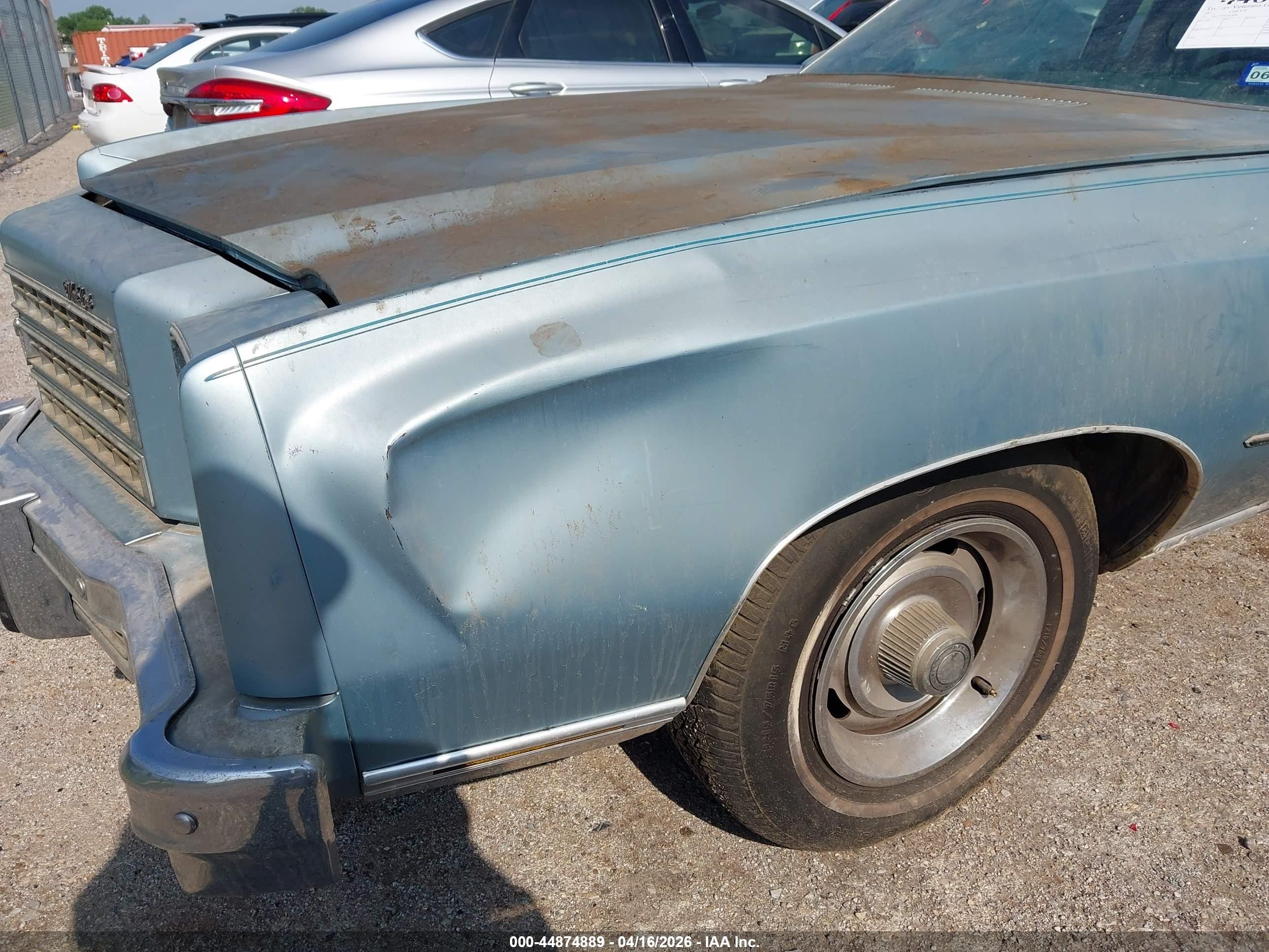 1976 Chevy Monte Carlo   Синий vin: 1H57V6R501808    