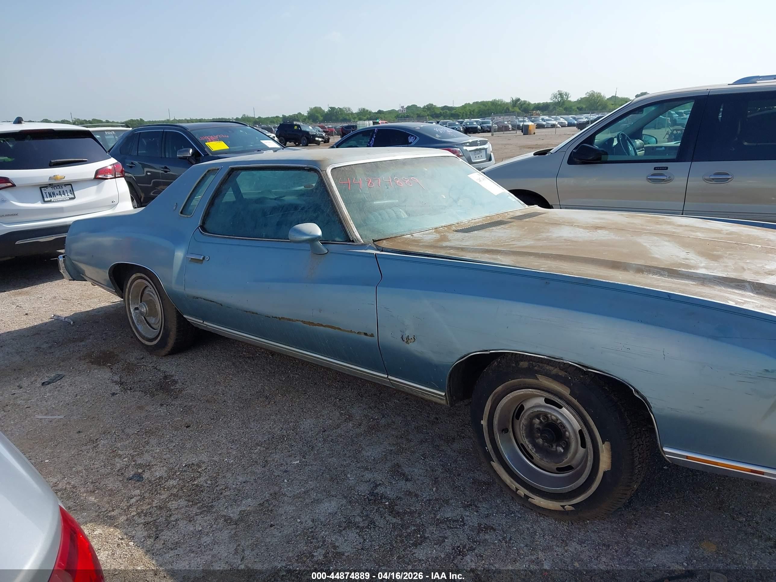 1976 Chevy Monte Carlo   Синий vin: 1H57V6R501808    