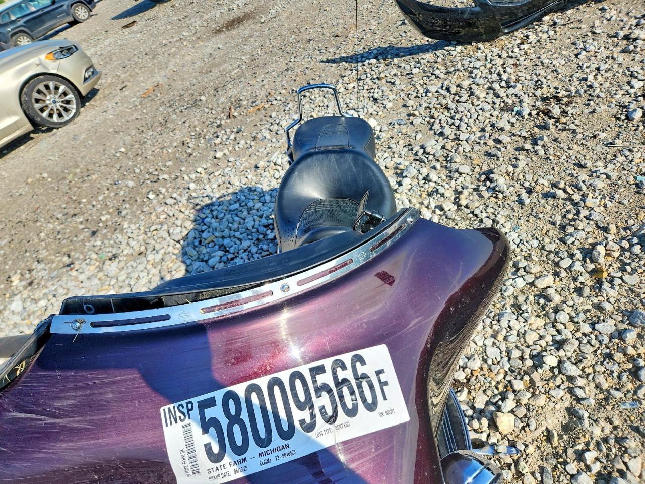 2006 Harley-davidson Flhxi Maroon vin: 1HD1KBW146Y685221