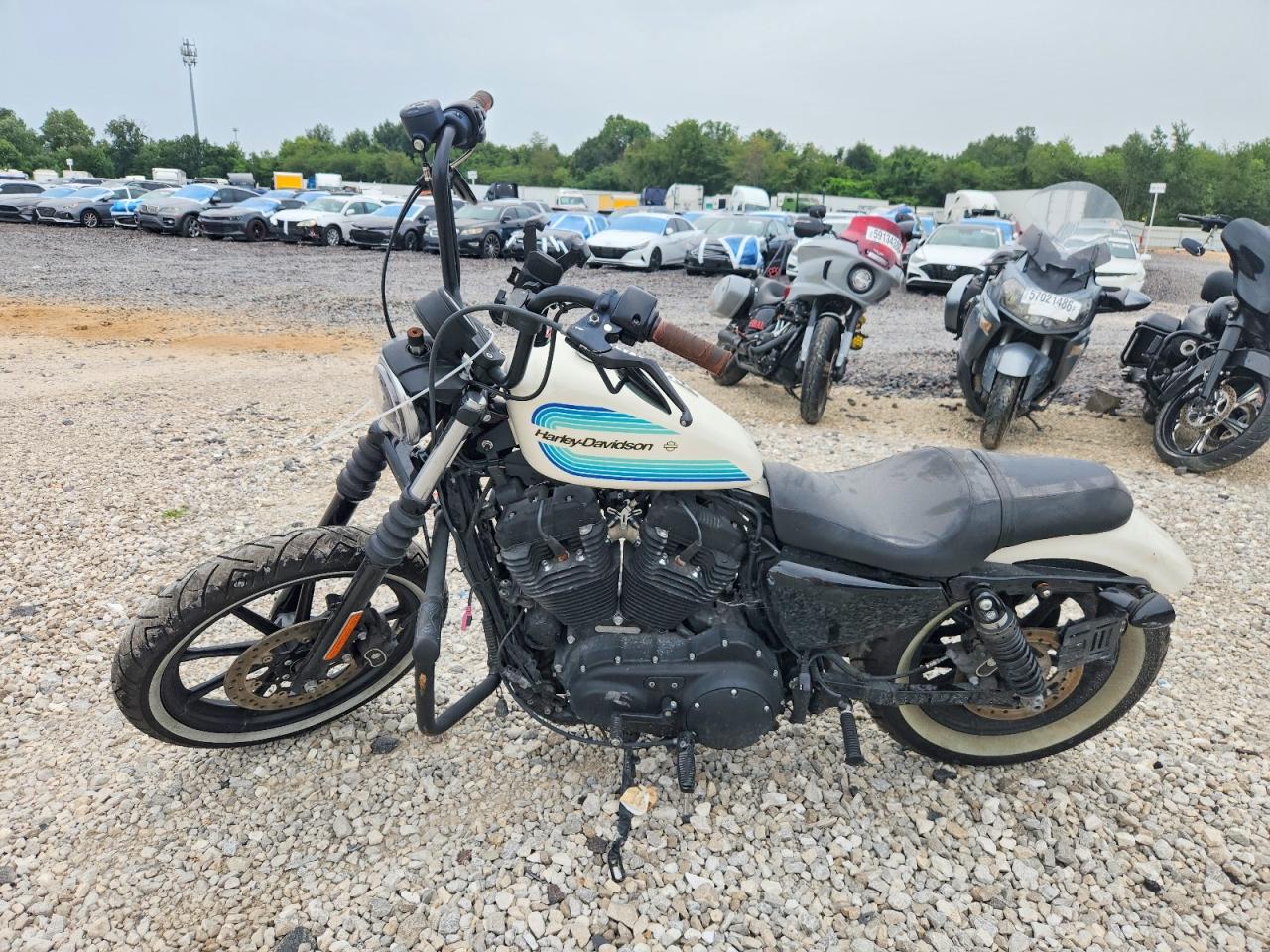 2019 Harley-davidson Xl1200 Ns Белый vin: 1HD1LP315KC406509