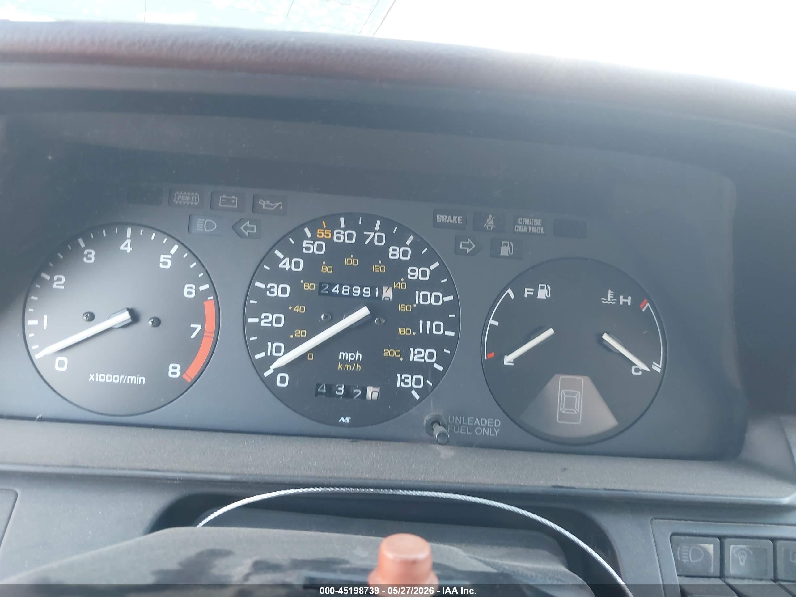 1986 Honda Accord Lxi Blue vin: 1HGBA5342GA143328