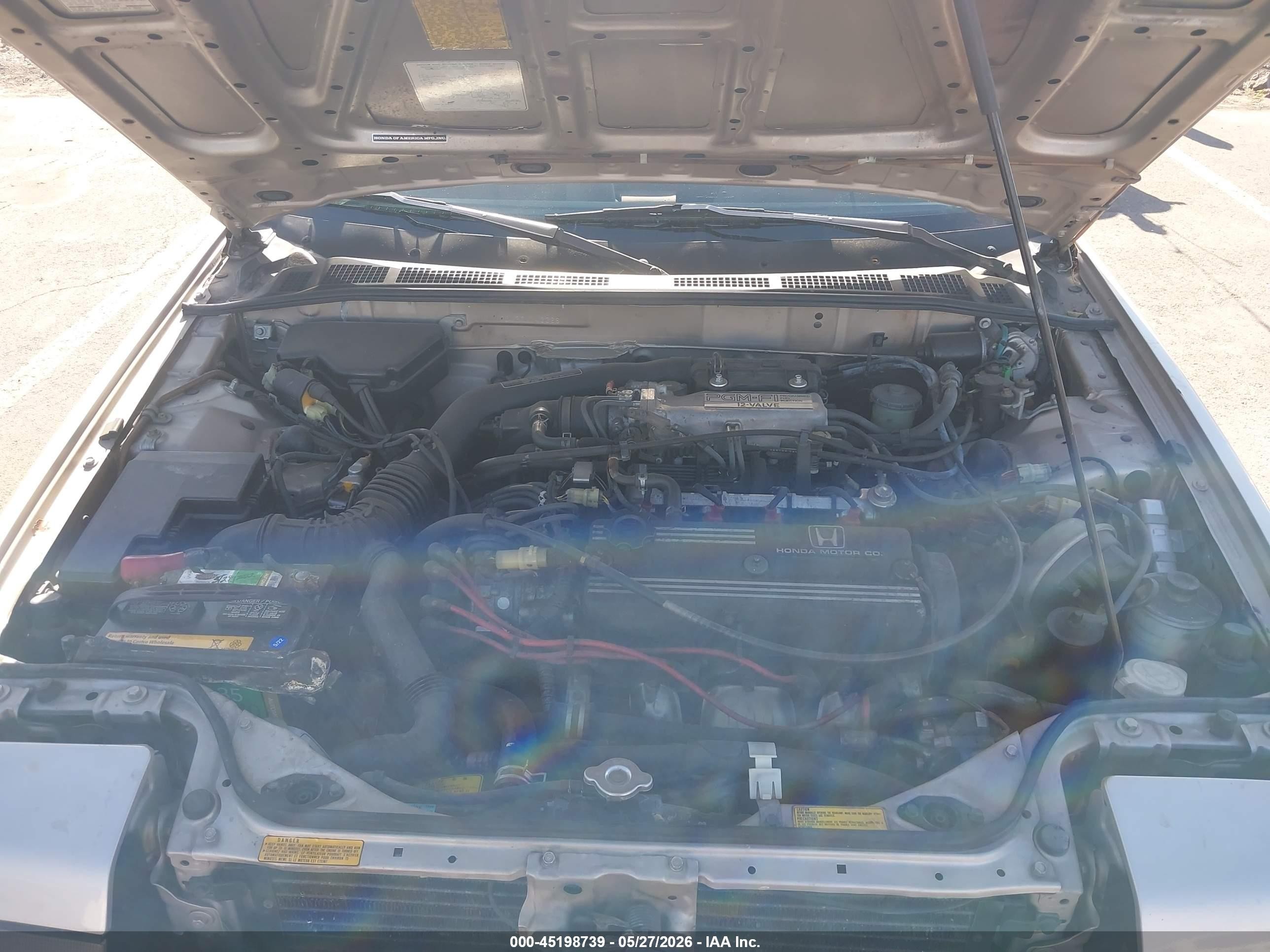 1986 Honda Accord Lxi Blue vin: 1HGBA5342GA143328