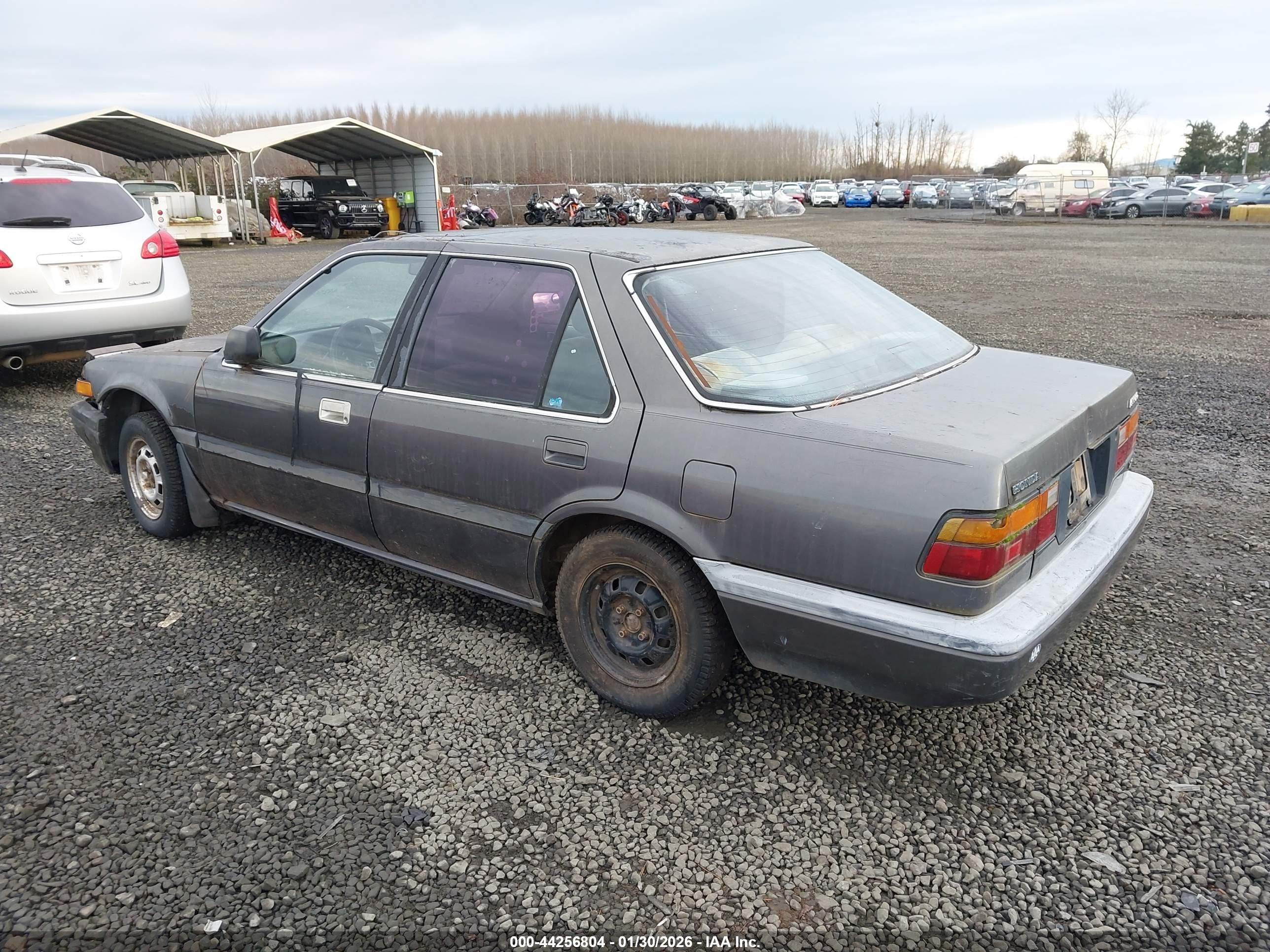 1986 Honda Accord Lxi Black vin: 1HGBA7441GA164942