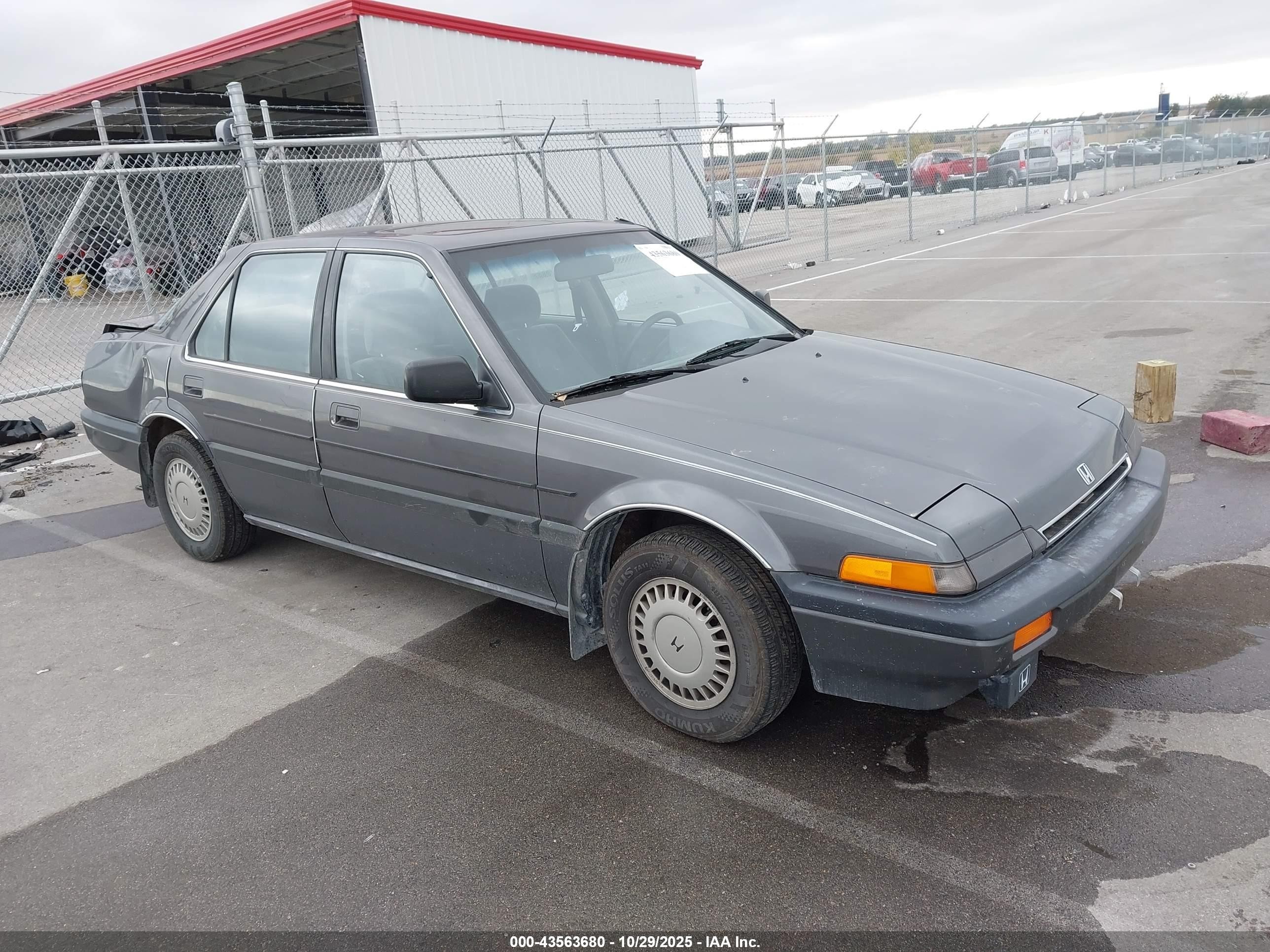 1986 Honda Accord Lxi Gray vin: 1HGBA7448GA151458