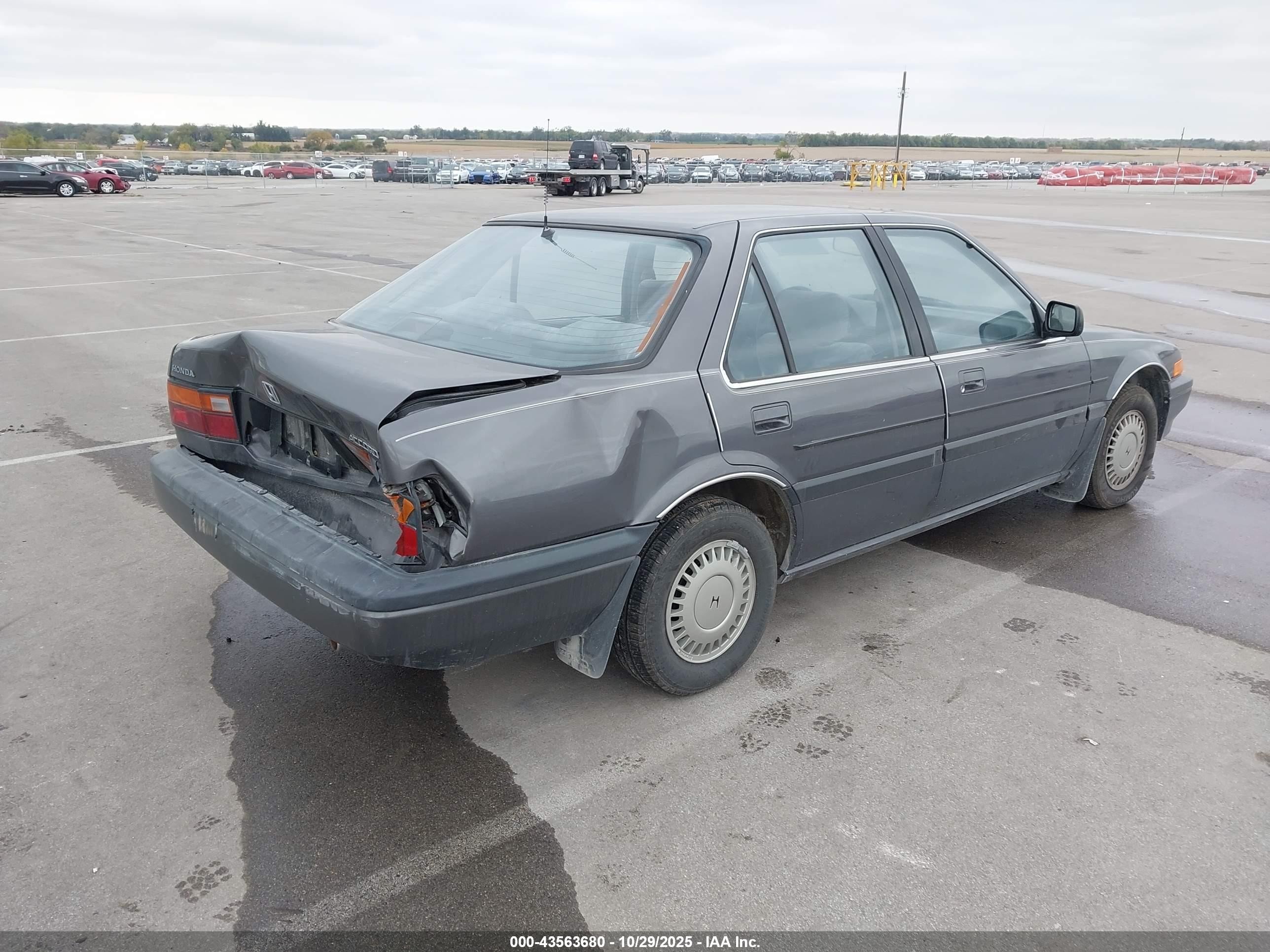 1986 Honda Accord Lxi Gray vin: 1HGBA7448GA151458