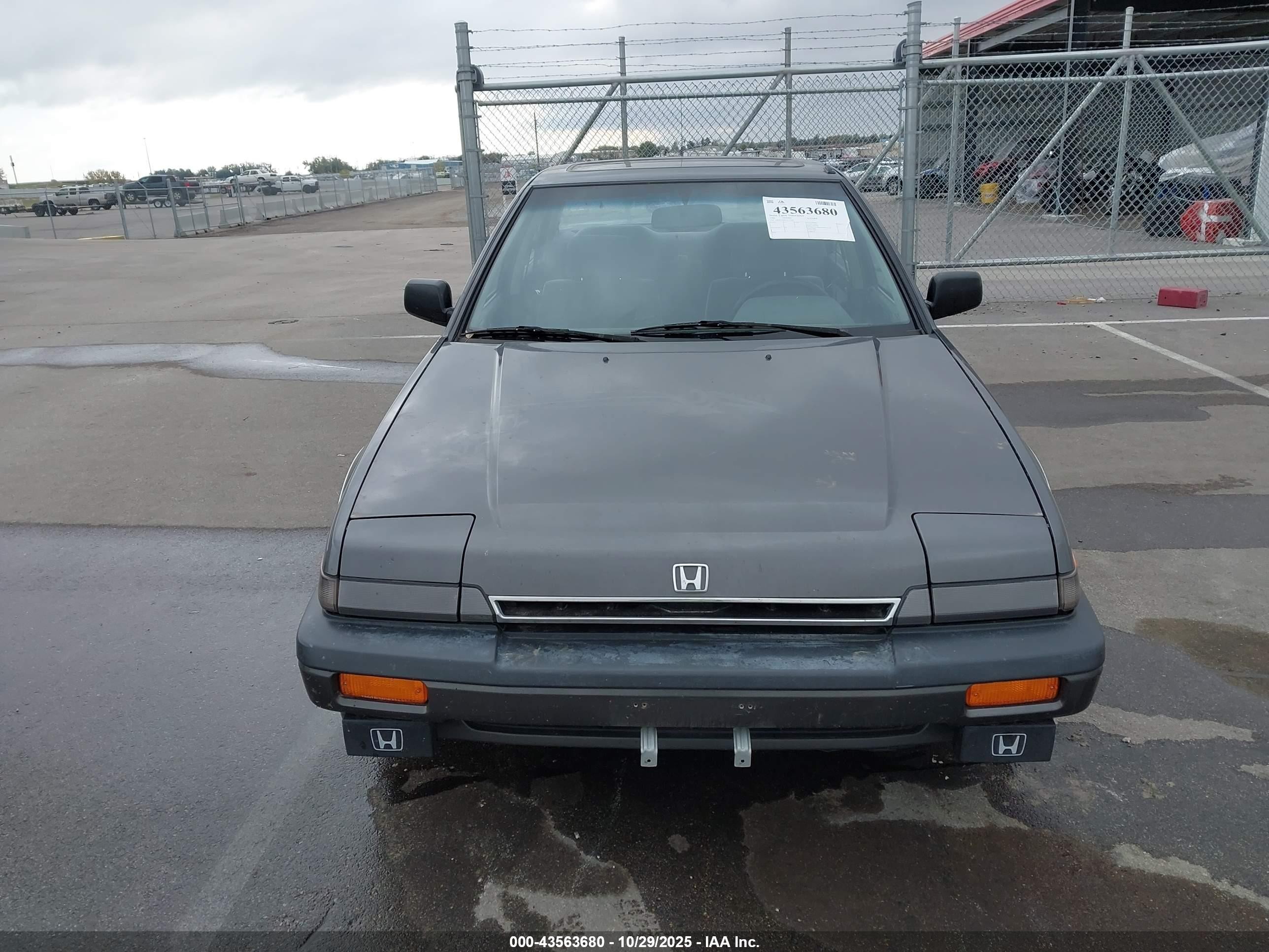 1986 Honda Accord Lxi Gray vin: 1HGBA7448GA151458