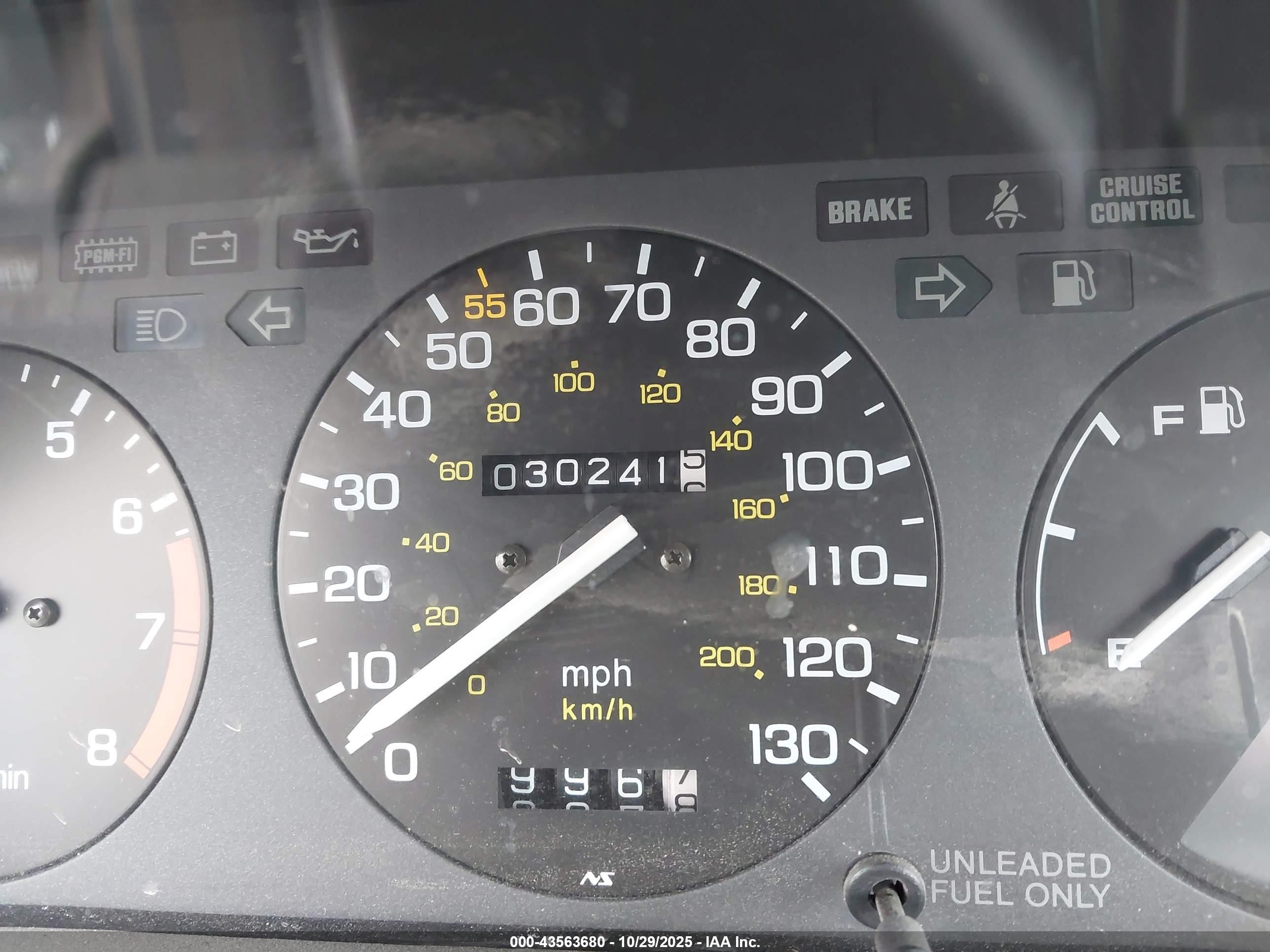 1986 Honda Accord Lxi Gray vin: 1HGBA7448GA151458