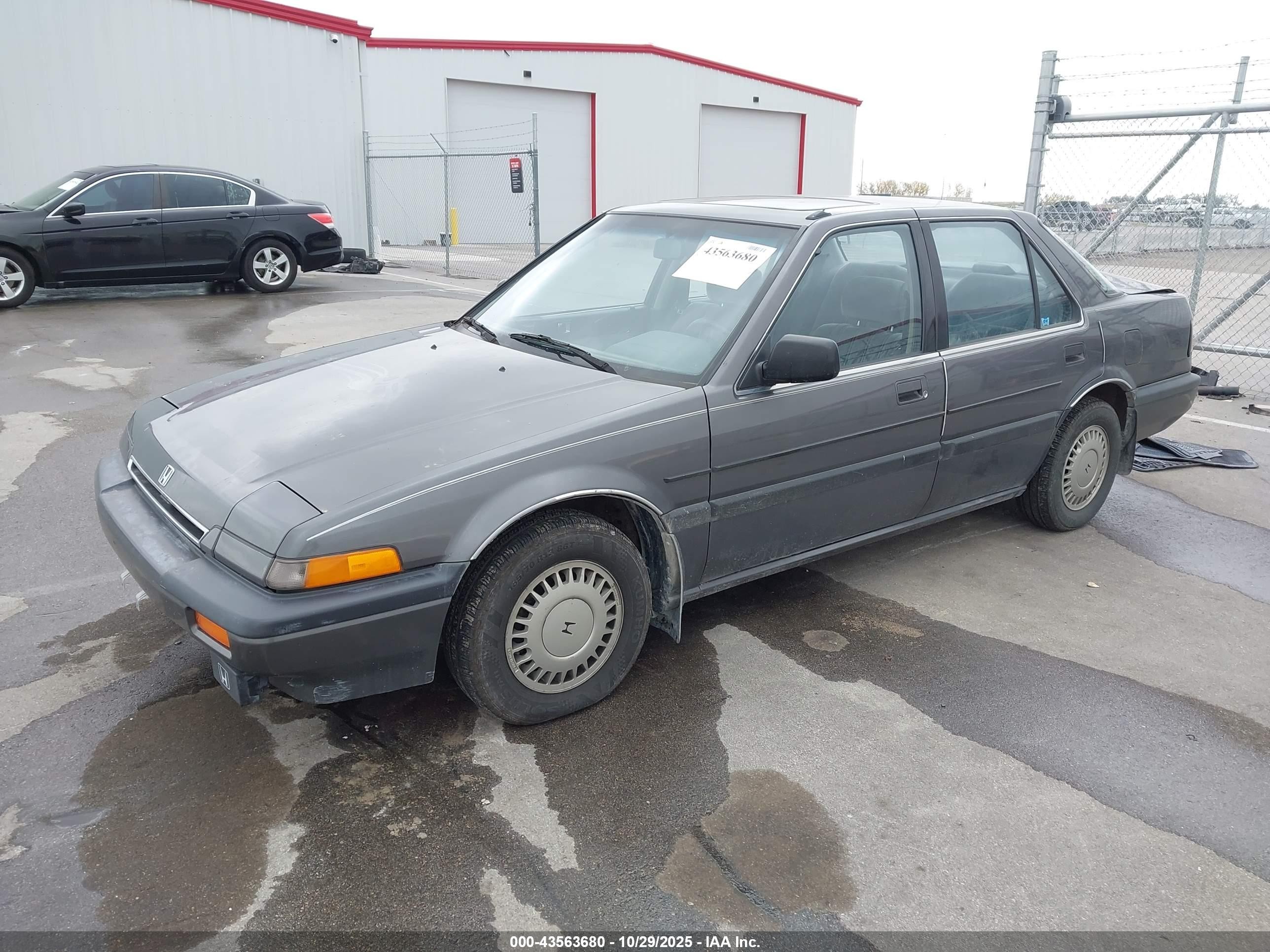 1986 Honda Accord Lxi Gray vin: 1HGBA7448GA151458