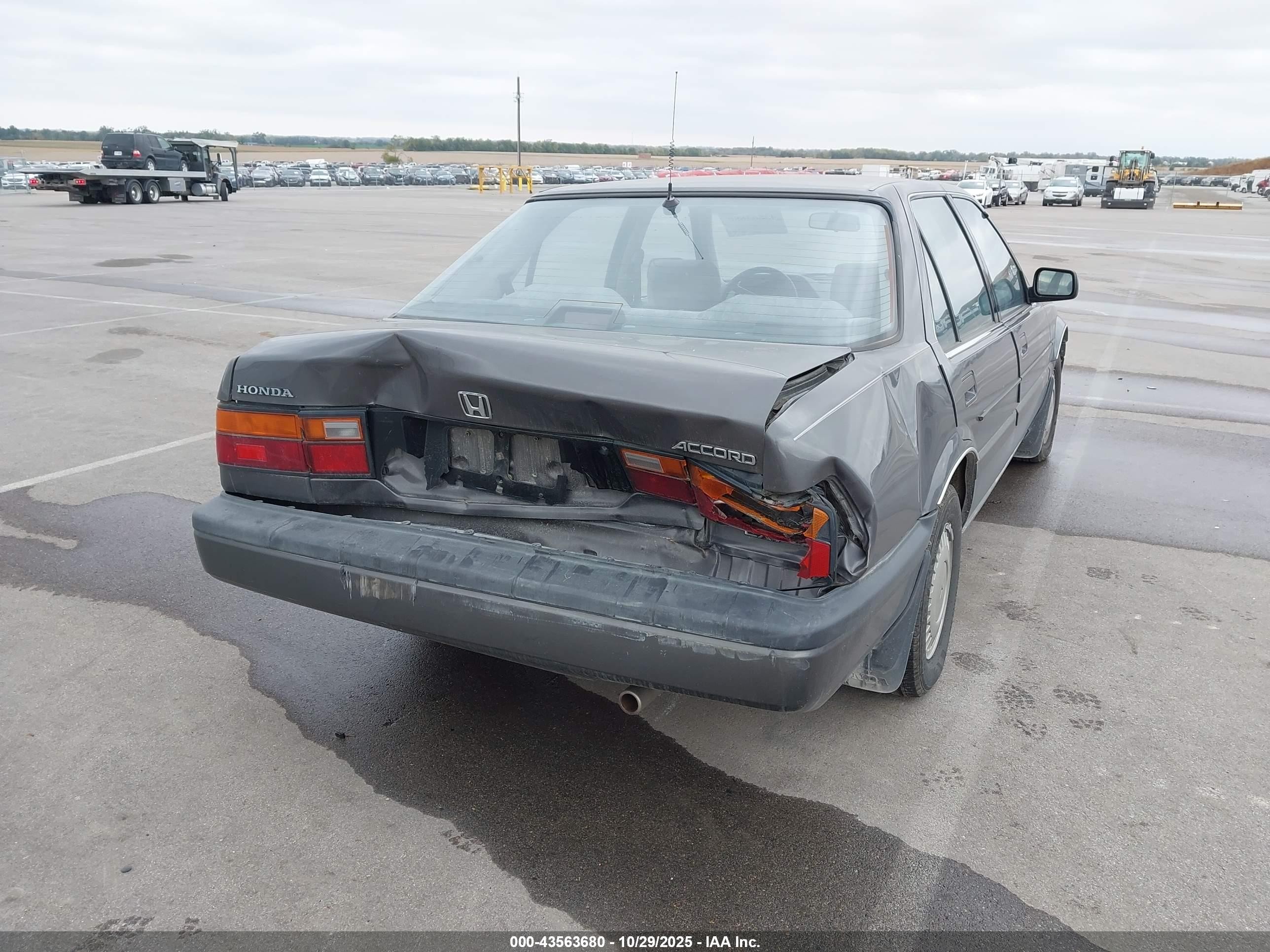1986 Honda Accord Lxi Gray vin: 1HGBA7448GA151458