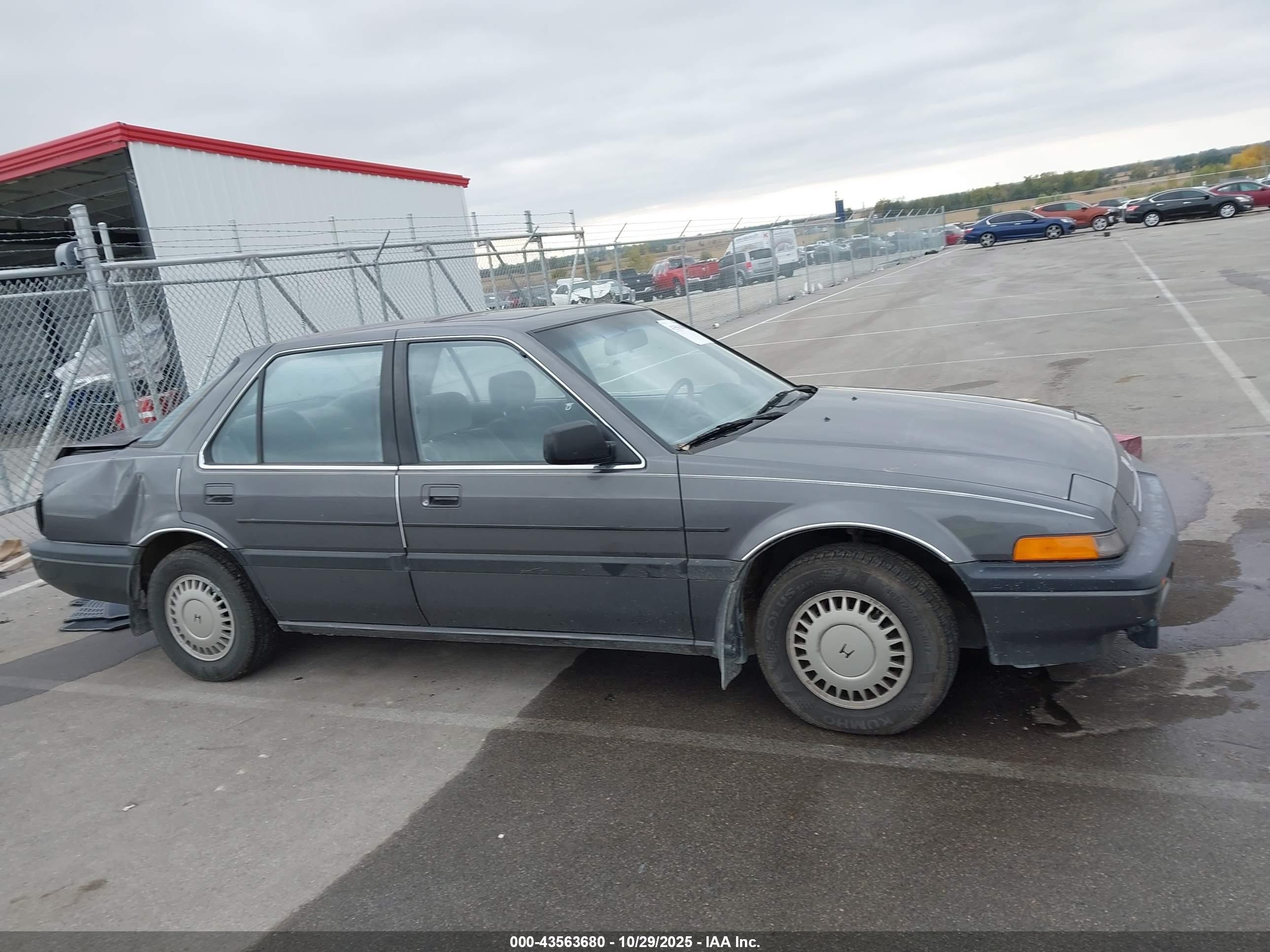 1986 Honda Accord Lxi Gray vin: 1HGBA7448GA151458