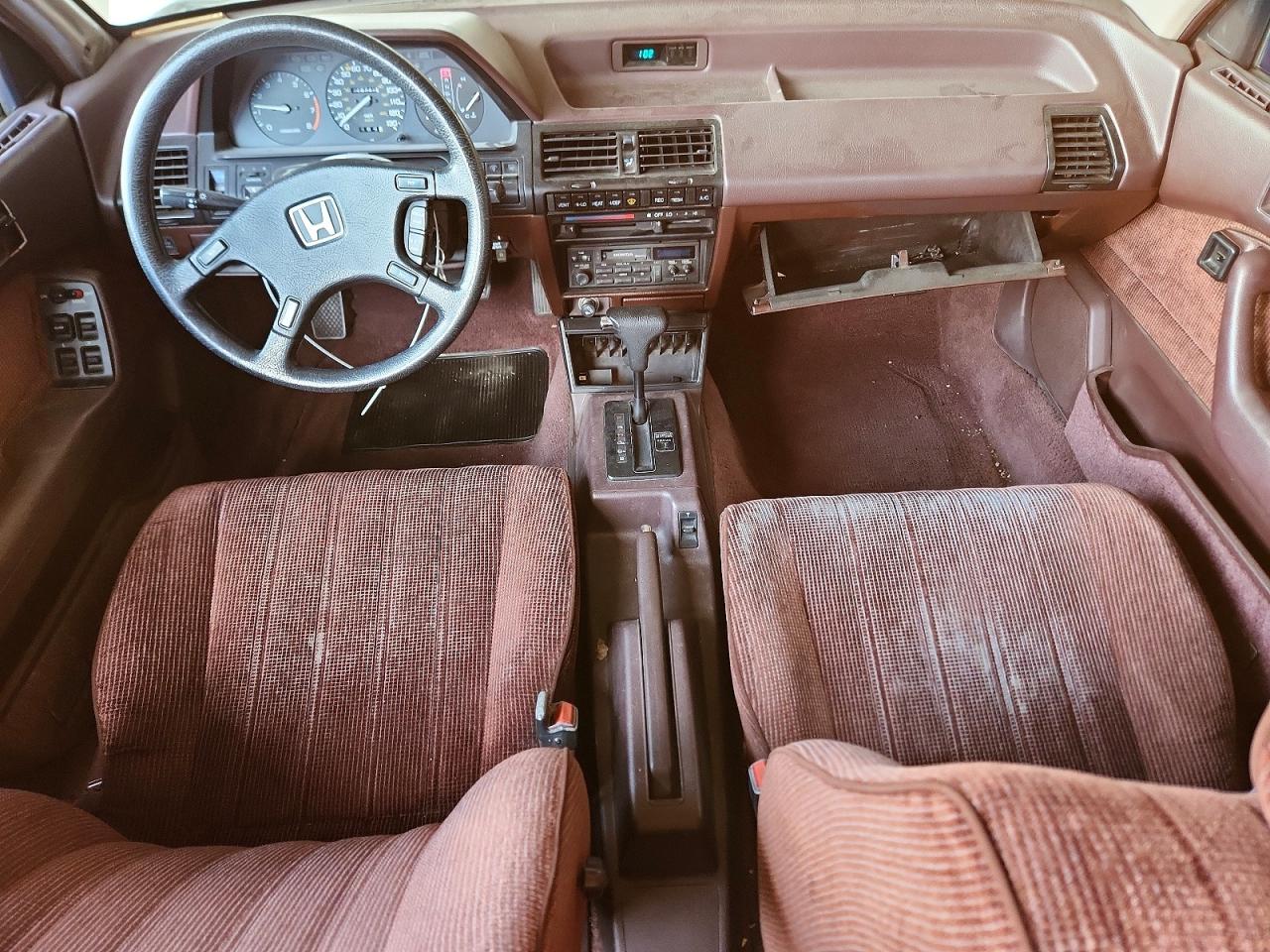 1989 Honda Accord Lxi Gray vin: 1HGCA5642KA002252