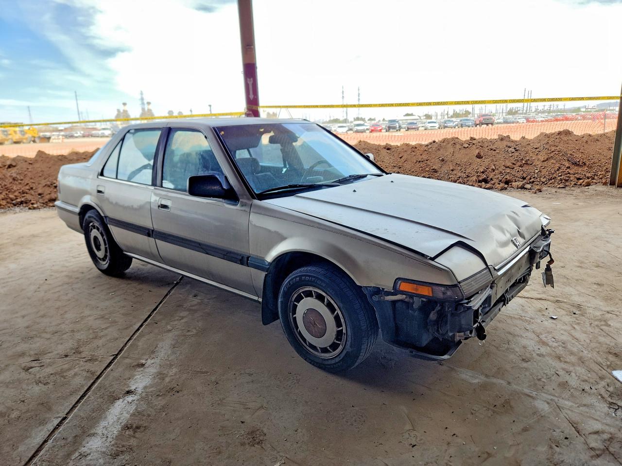 1989 Honda Accord Lxi Gray vin: 1HGCA5642KA002252