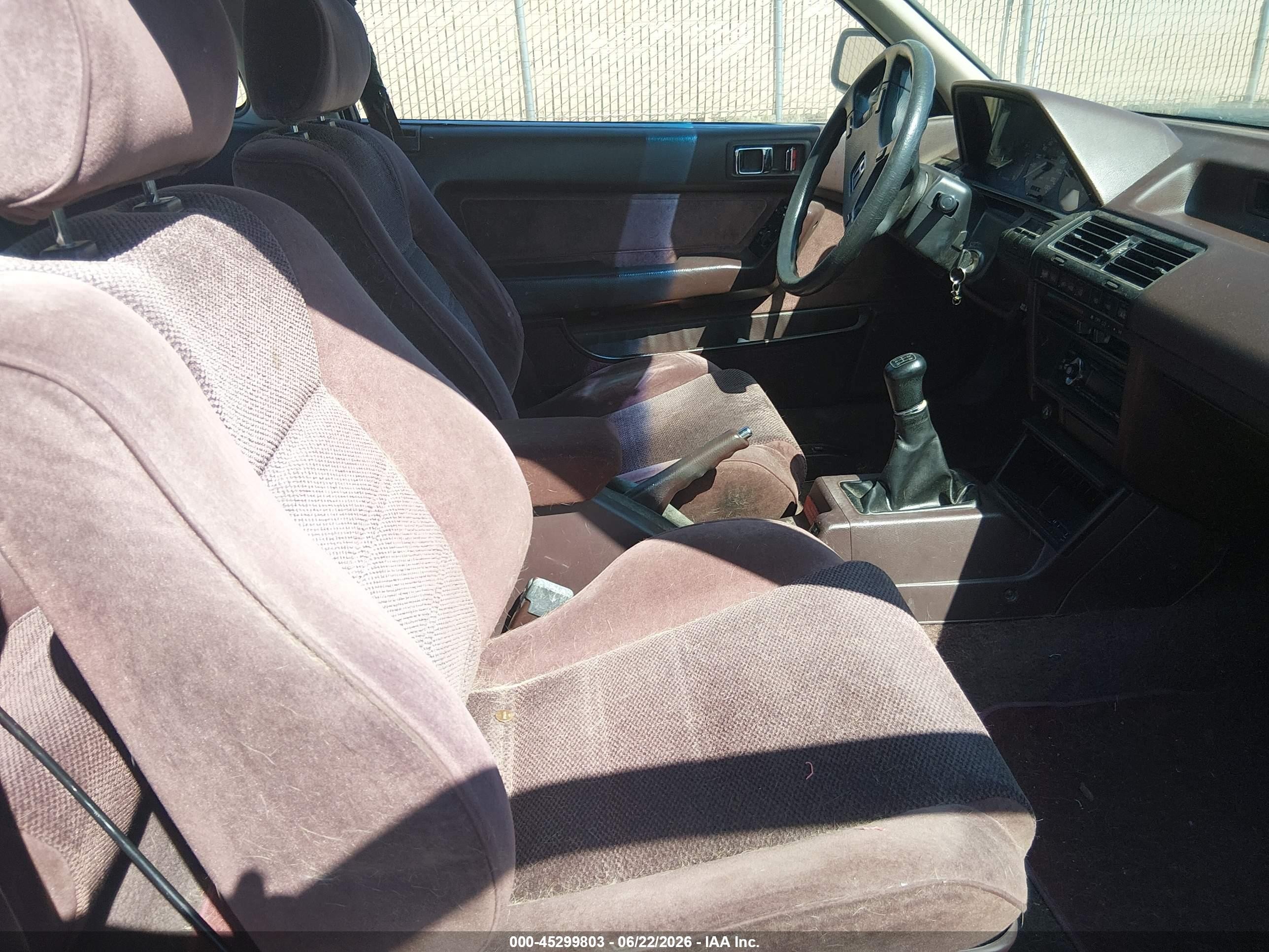 1989 Honda Accord Lxi Blue vin: 1HGCA6185KA063997