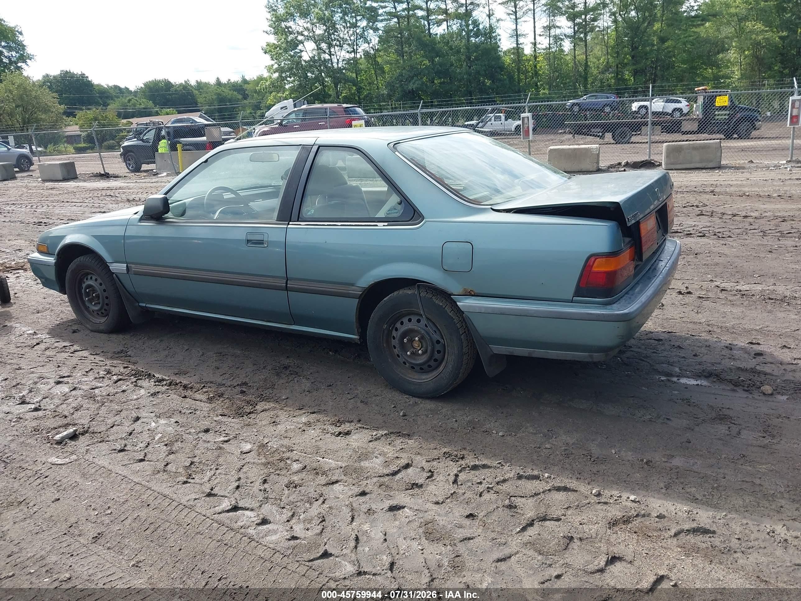 1989 Honda Accord Lxi Зеленый vin: 1HGCA6187KA041015