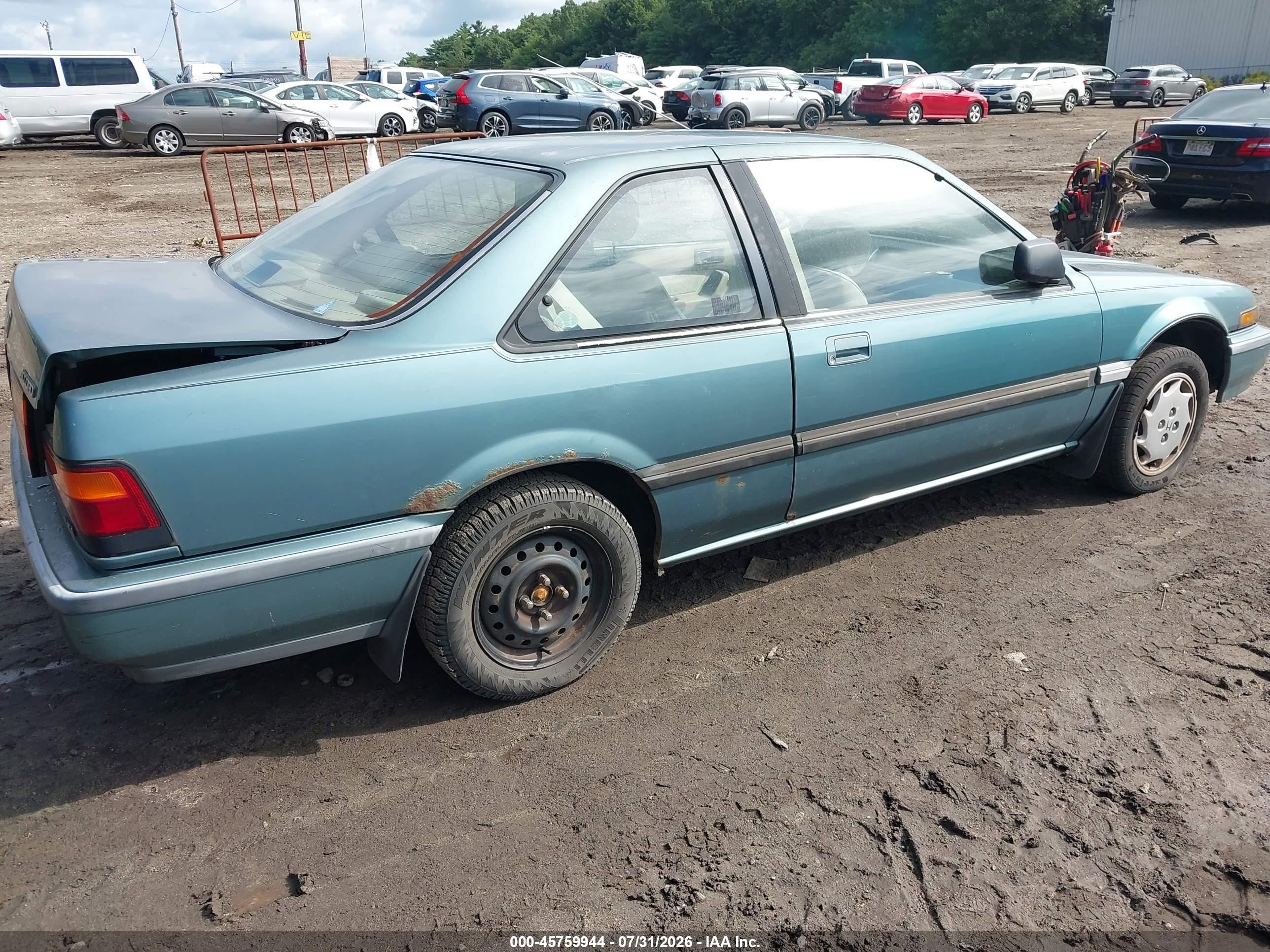1989 Honda Accord Lxi Зеленый vin: 1HGCA6187KA041015