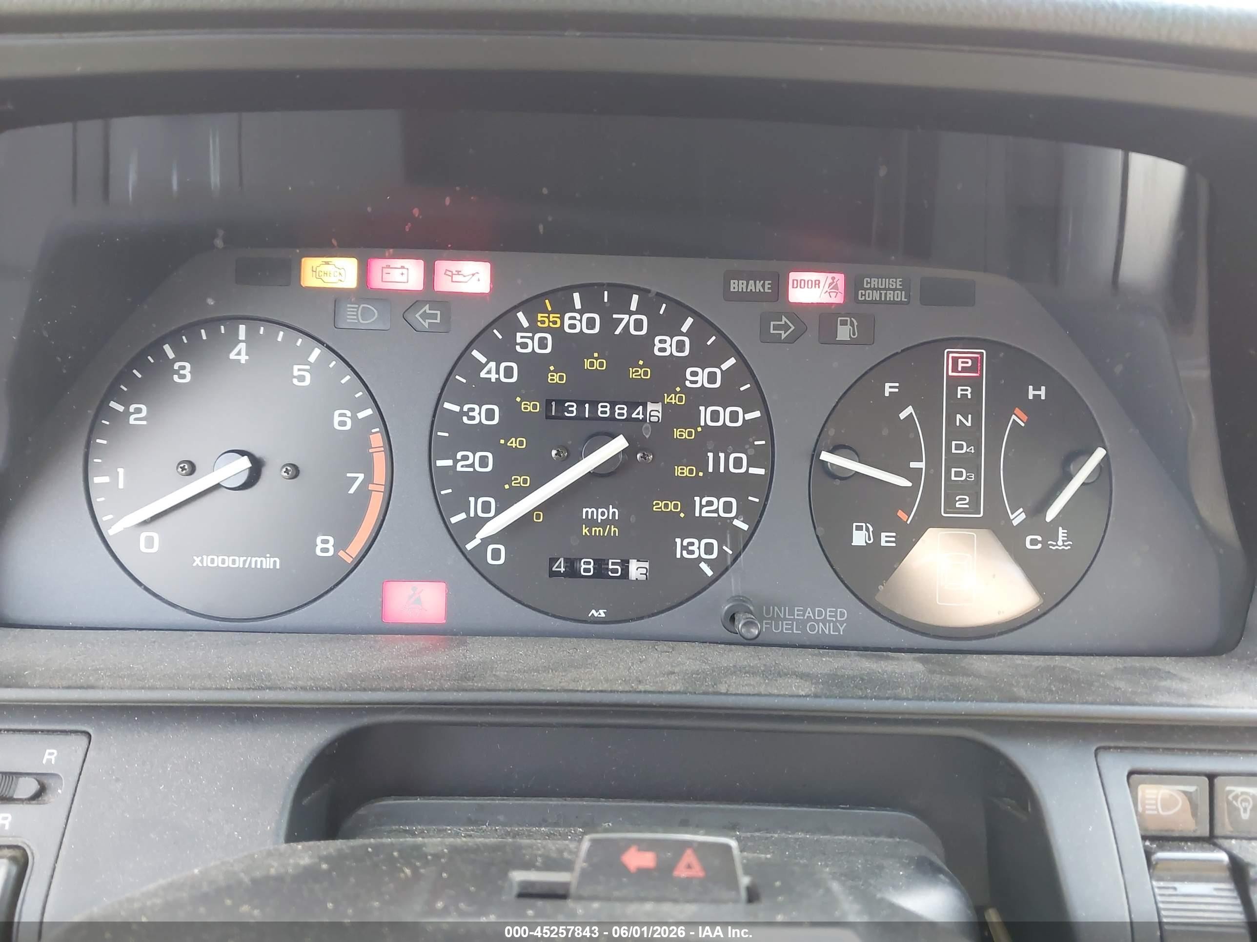 1989 Honda Accord Lxi Red vin: 1HGCA6288KA019765