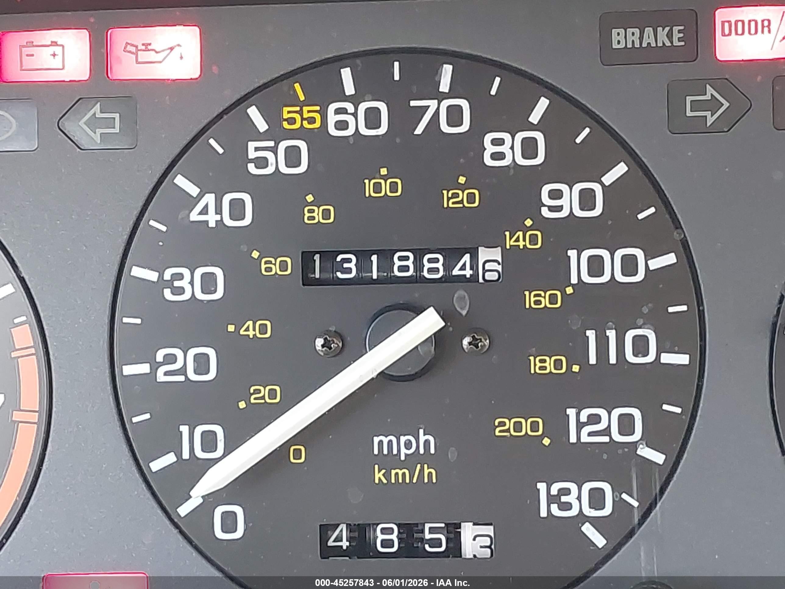 1989 Honda Accord Lxi Red vin: 1HGCA6288KA019765