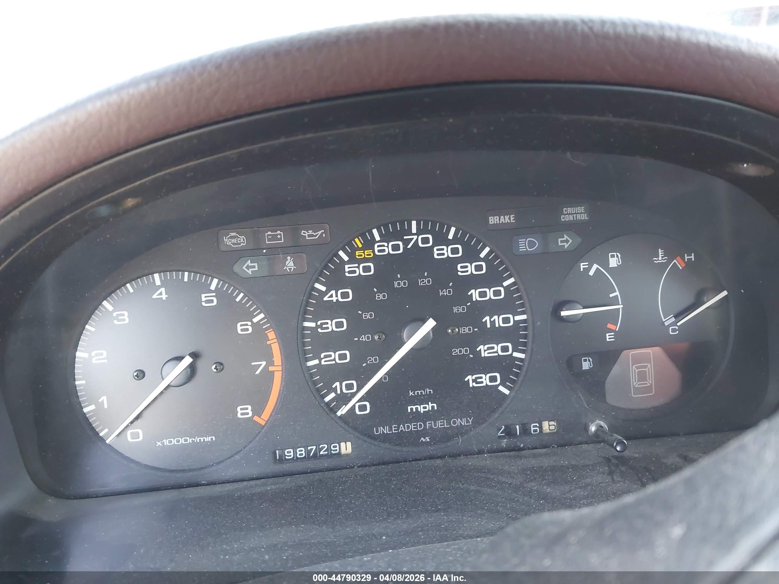 1990 Honda Accord Ex/ex-r Gray vin: 1HGCB7164LA041654