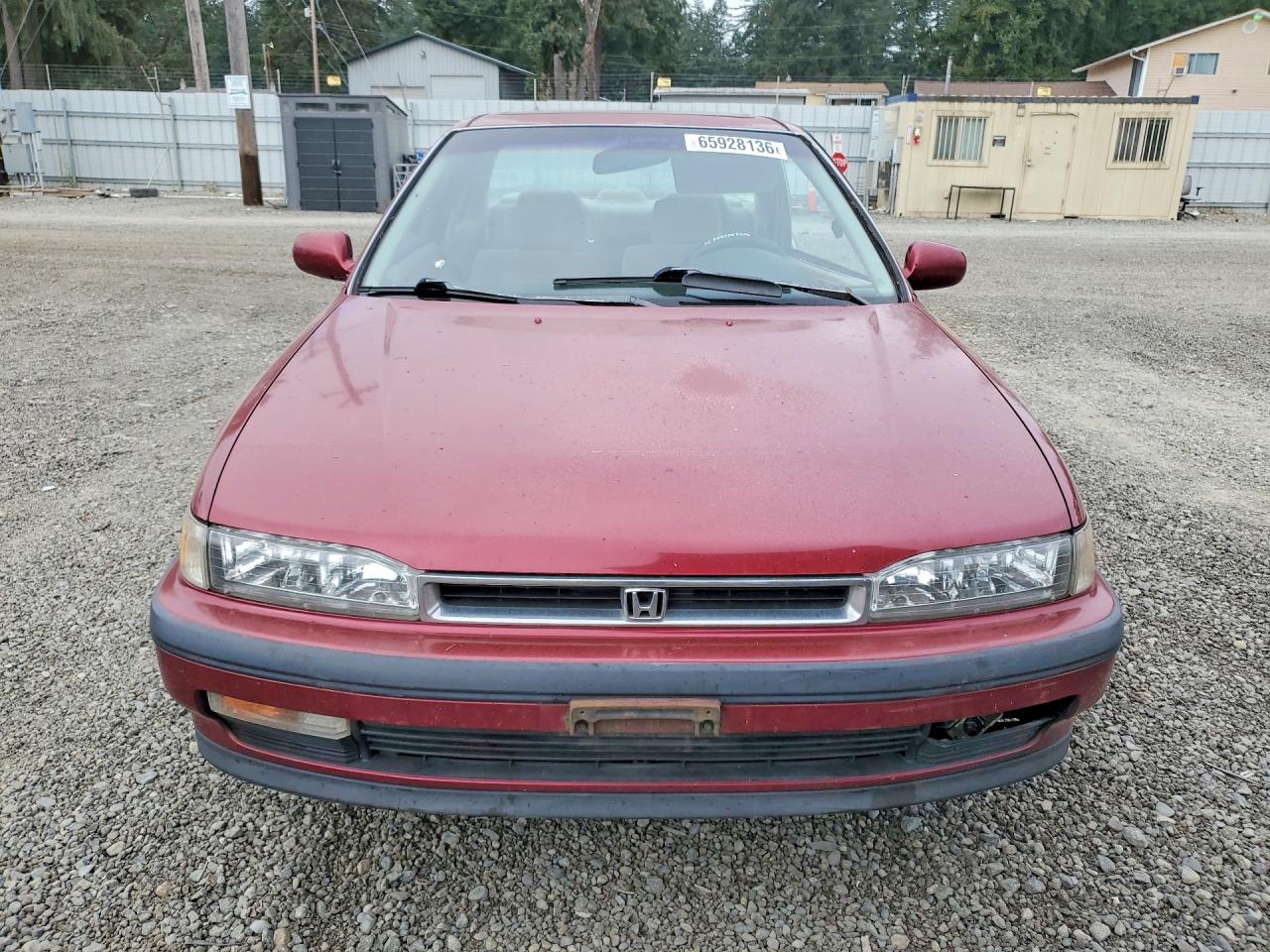 1991 Honda Accord Ex Бордовый vin: 1HGCB7164MA040134