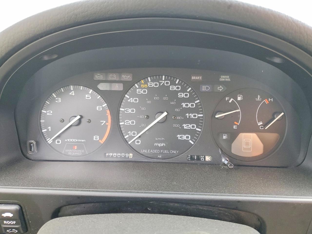 1991 Honda Accord Ex Бордовый vin: 1HGCB7164MA040134