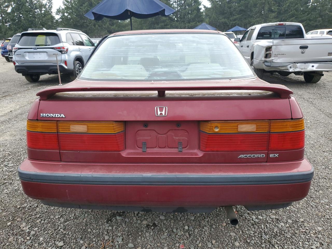 1991 Honda Accord Ex Бордовый vin: 1HGCB7164MA040134